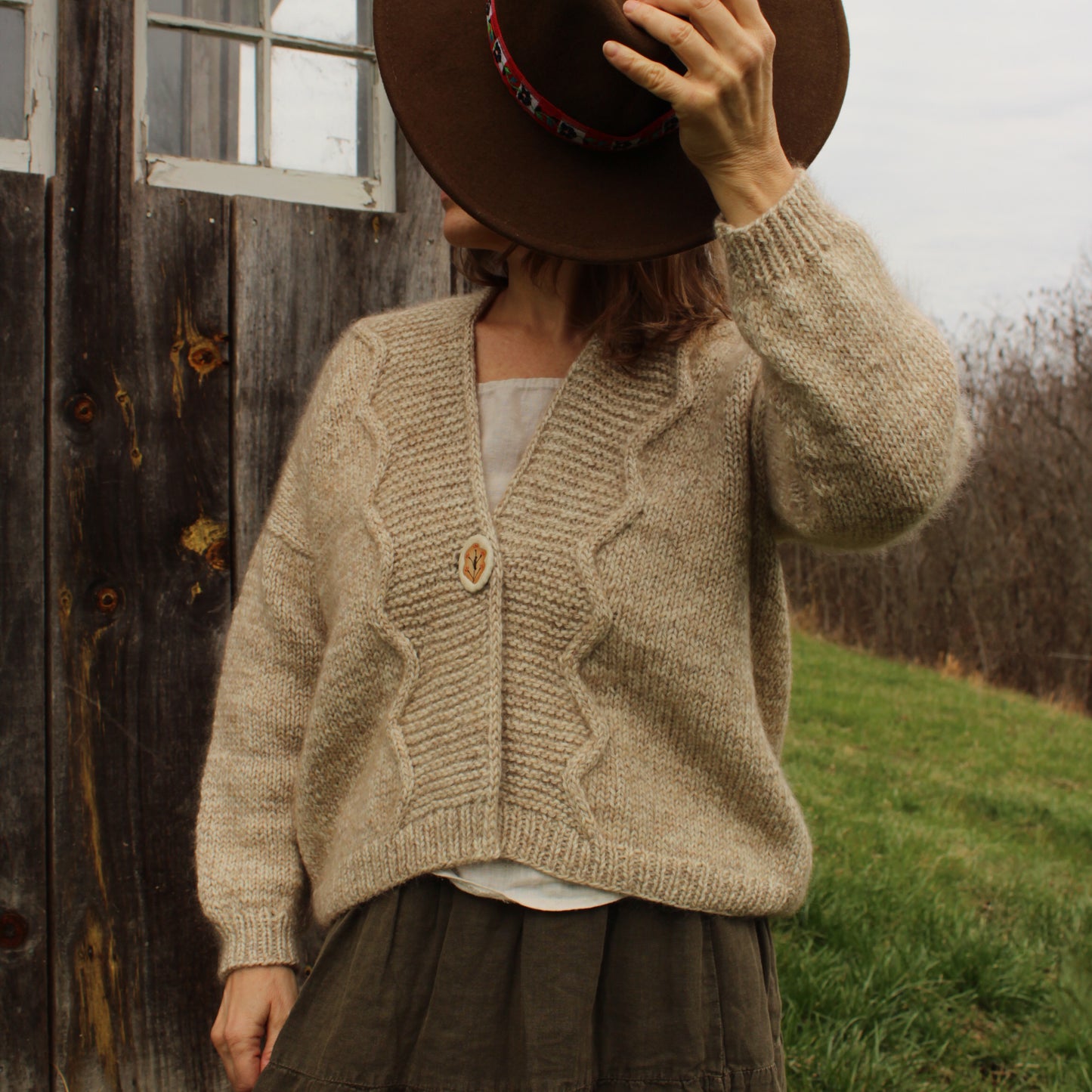 Stone Flowers - Stoneware Statement Buttons