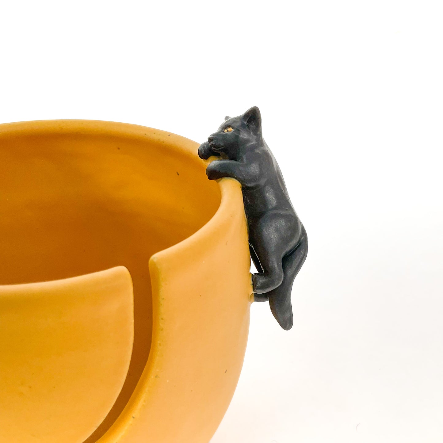 Black Cat Yarn Bowl