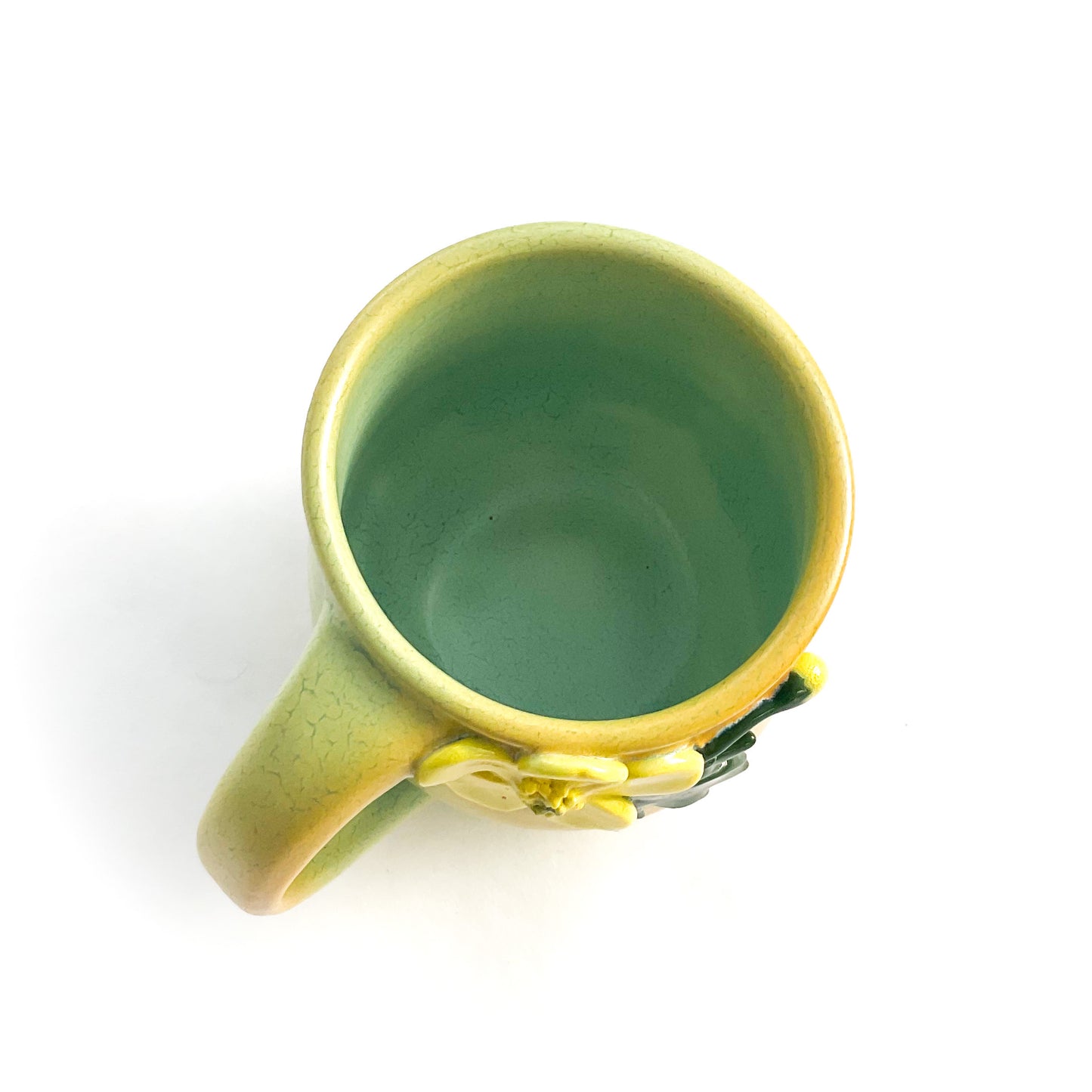 Buttercup Hand Sculpted Porcelain Mug 10 oz