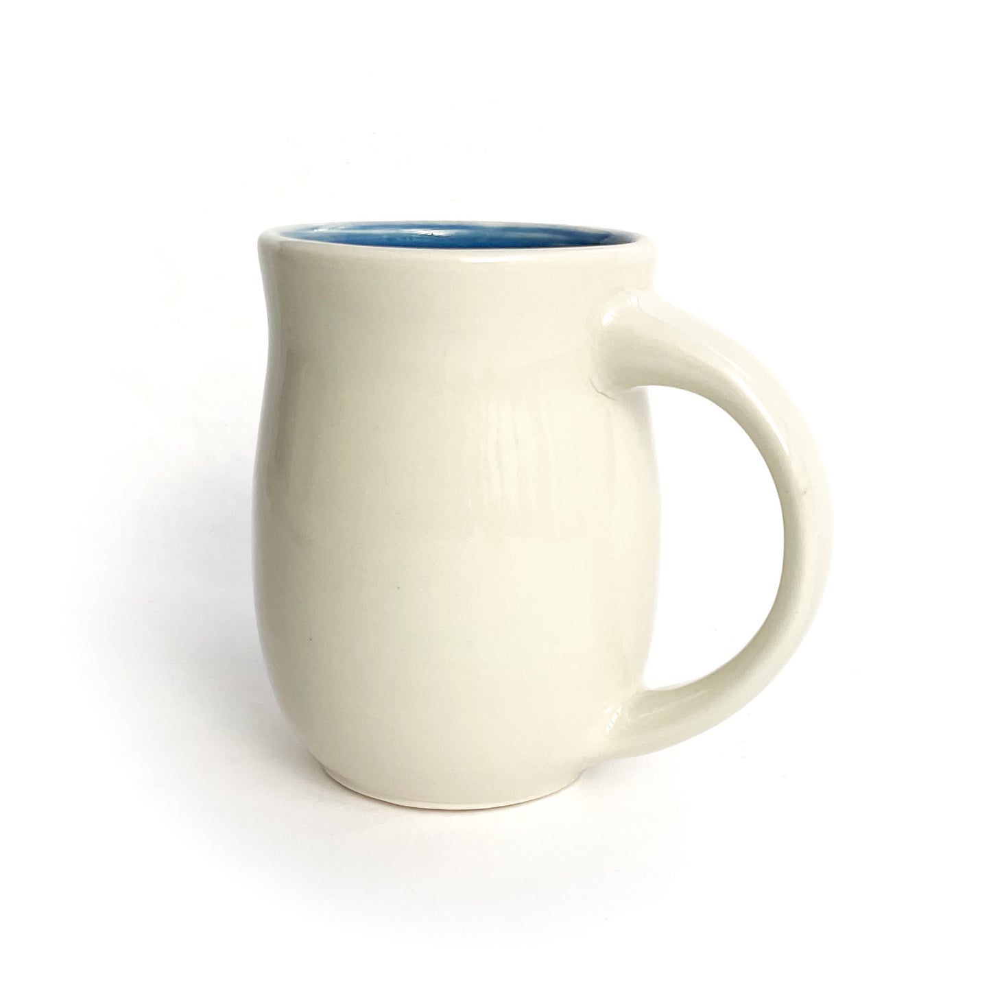 Columbine Hand Sculpted Porcelain Mug 10 oz