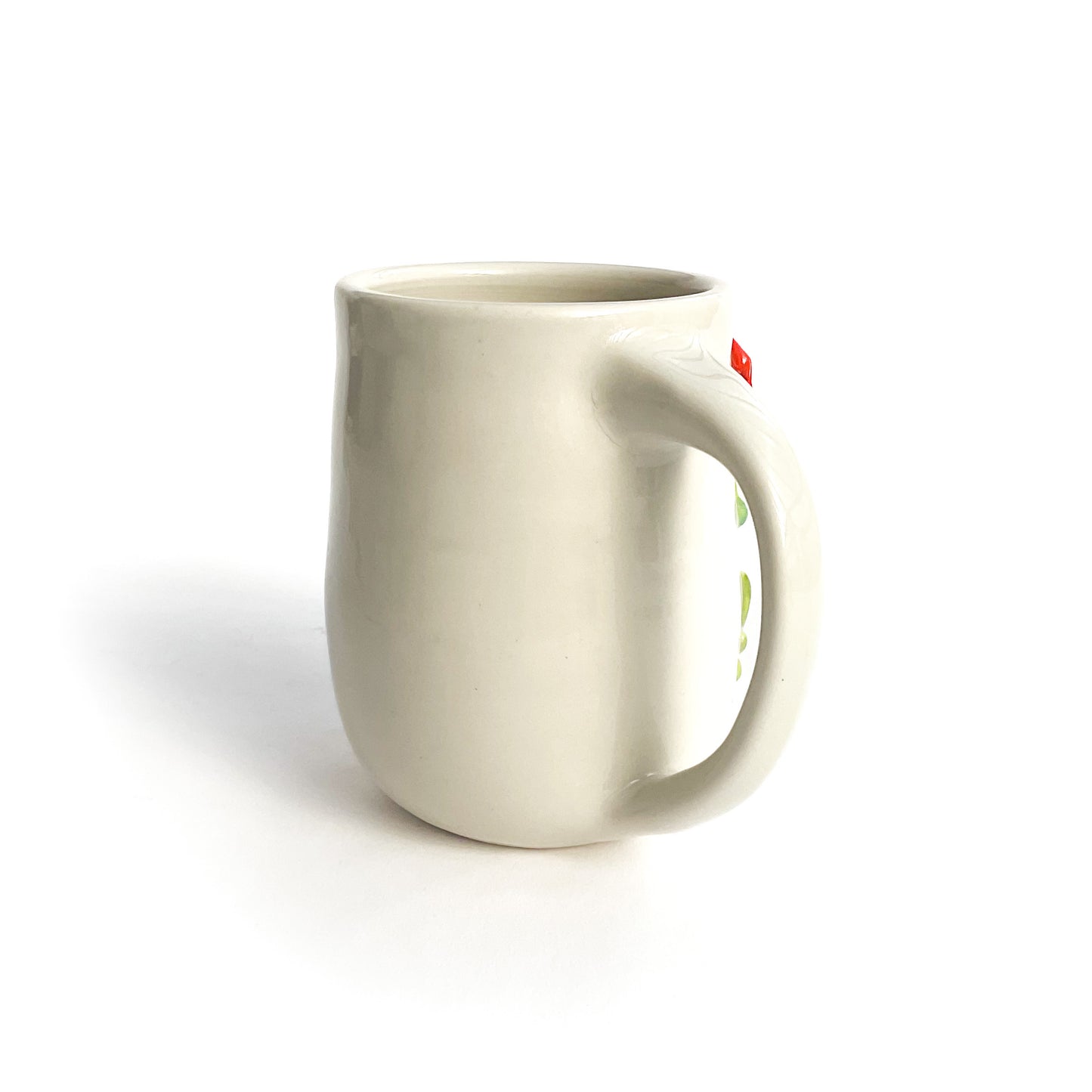 Poppy Hand Sculpted Porcelain Mug 10 oz