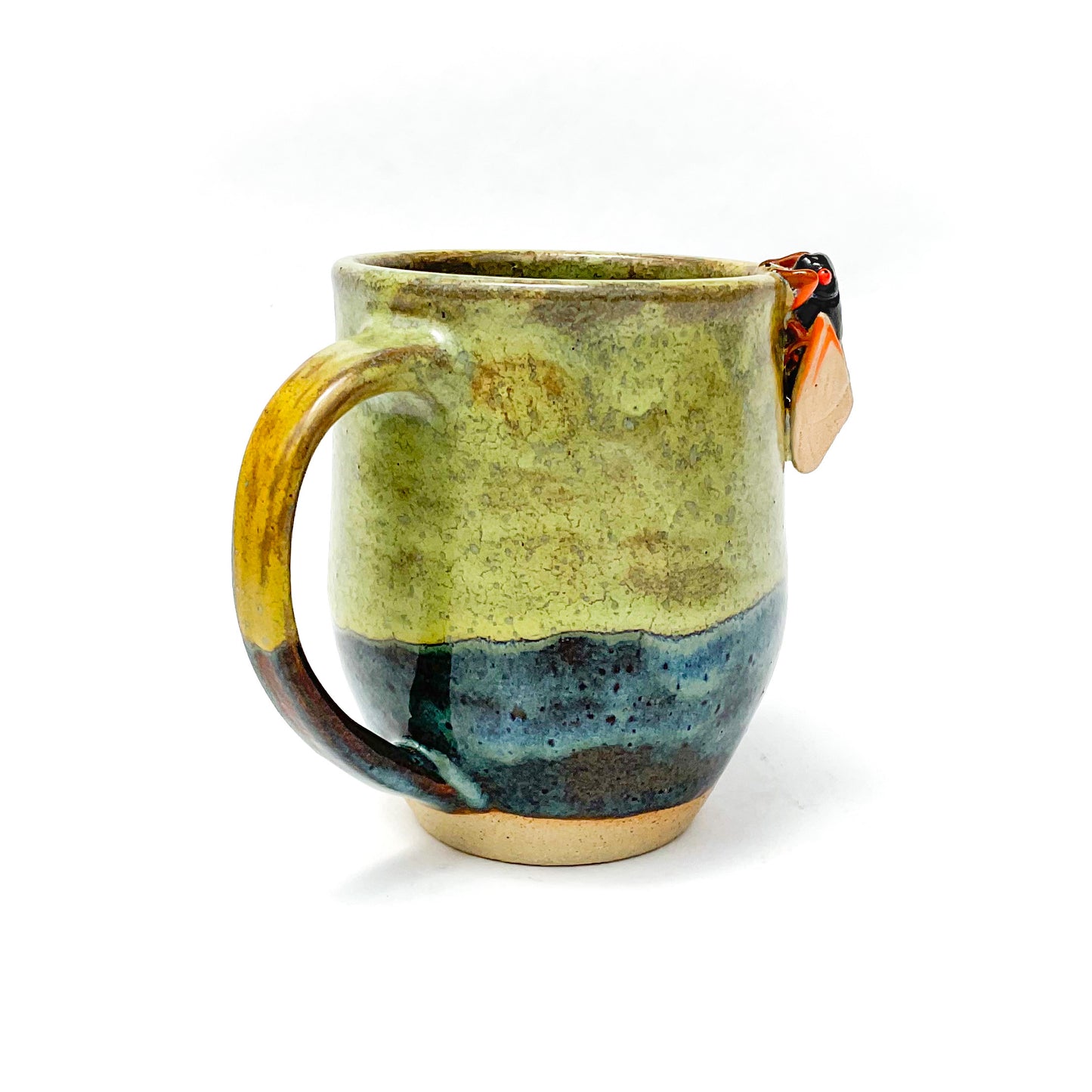 Cicada Mug - Moss Green & Indigo 16 oz