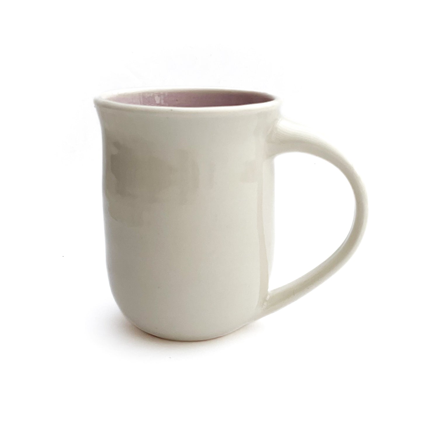 Sweet Pea Hand Sculpted Porcelain Mug 12 oz