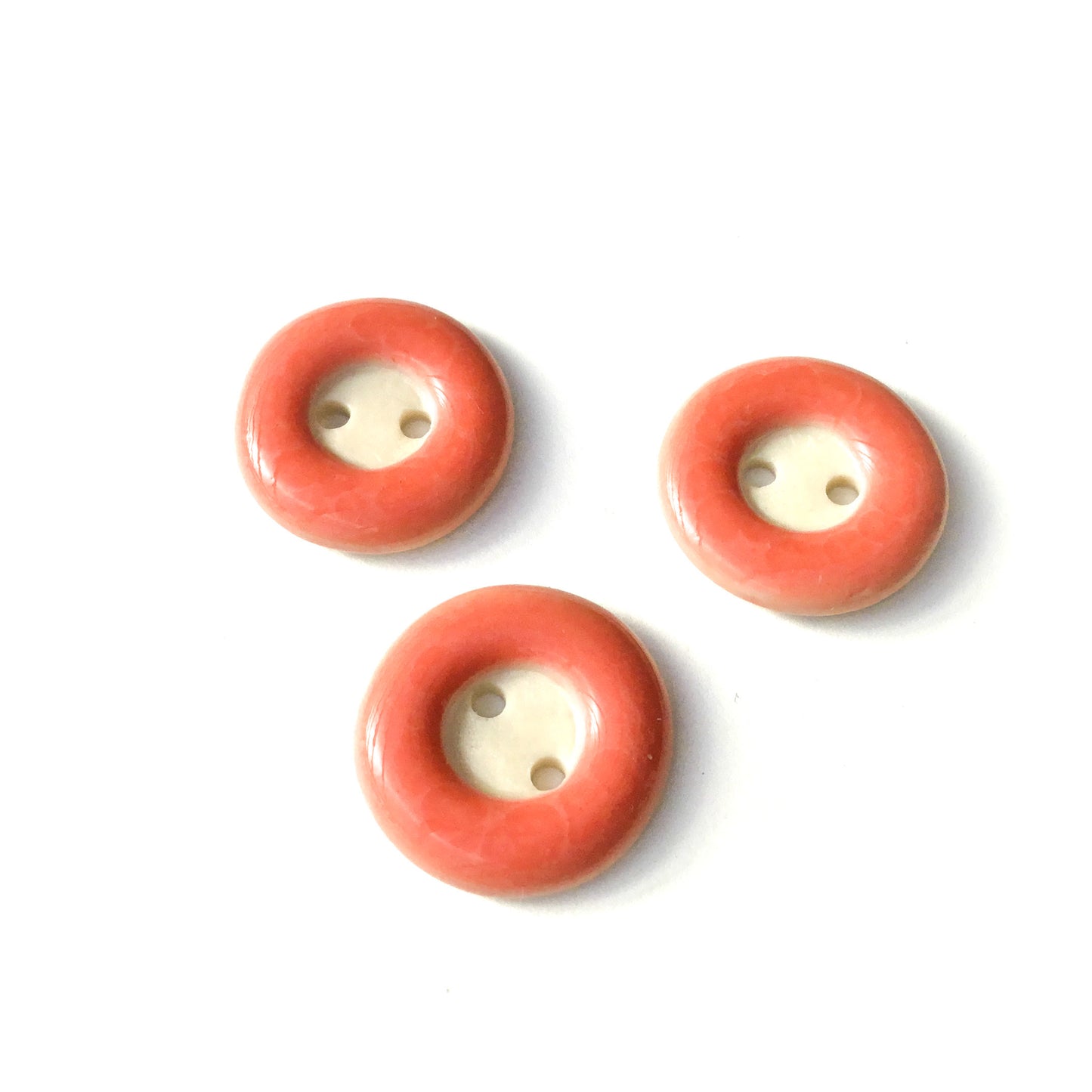 COLOR LOOP Porcelain Button  3/4"