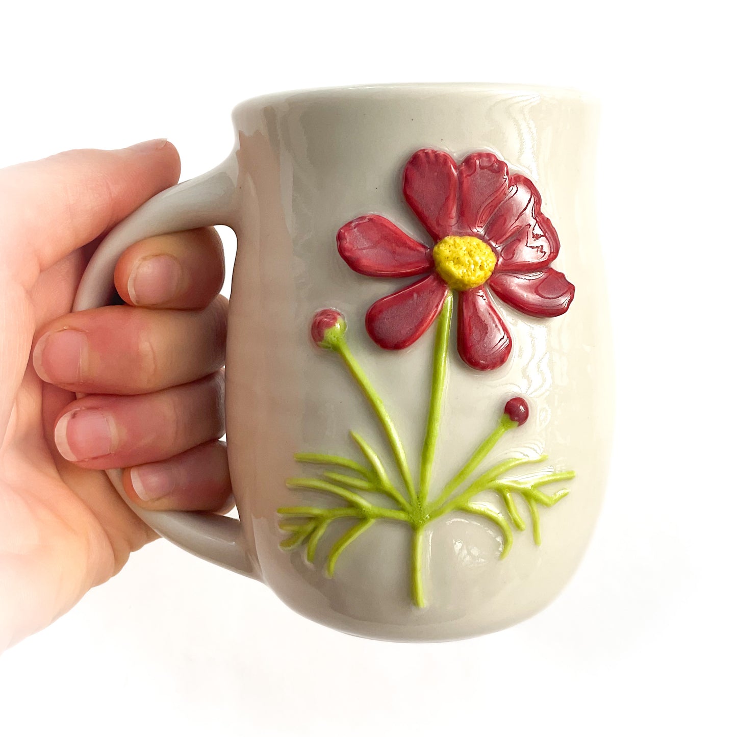 *Discounted* Cosmo Hand Sculpted Porcelain Mug 11 oz