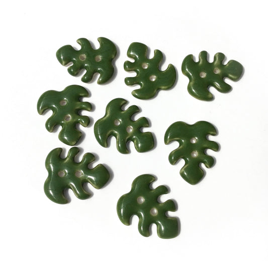 7/8" Porcelain Monstera Bundle - Five 2-Packs