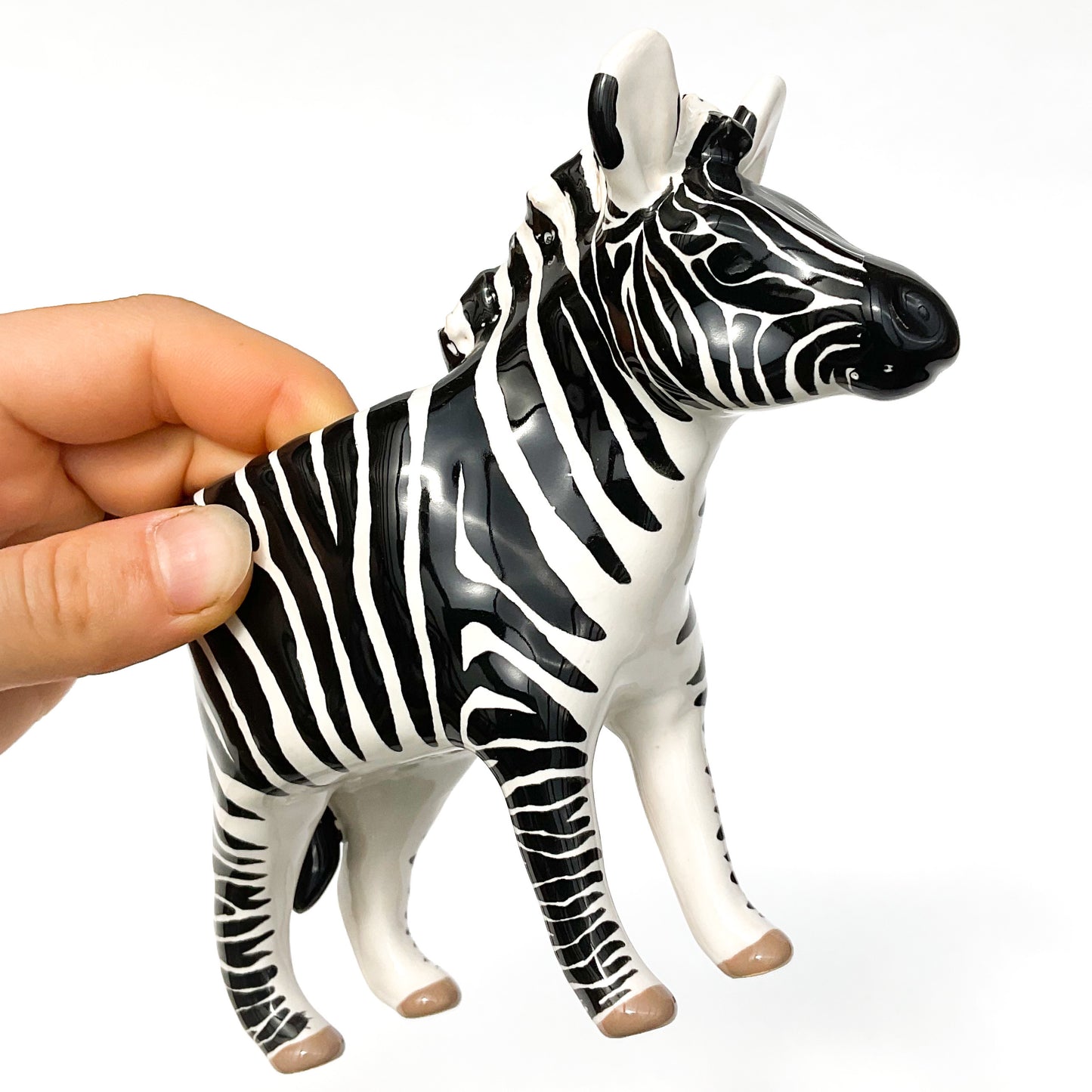 Zebra Pot - Ceramic Zebra Planter