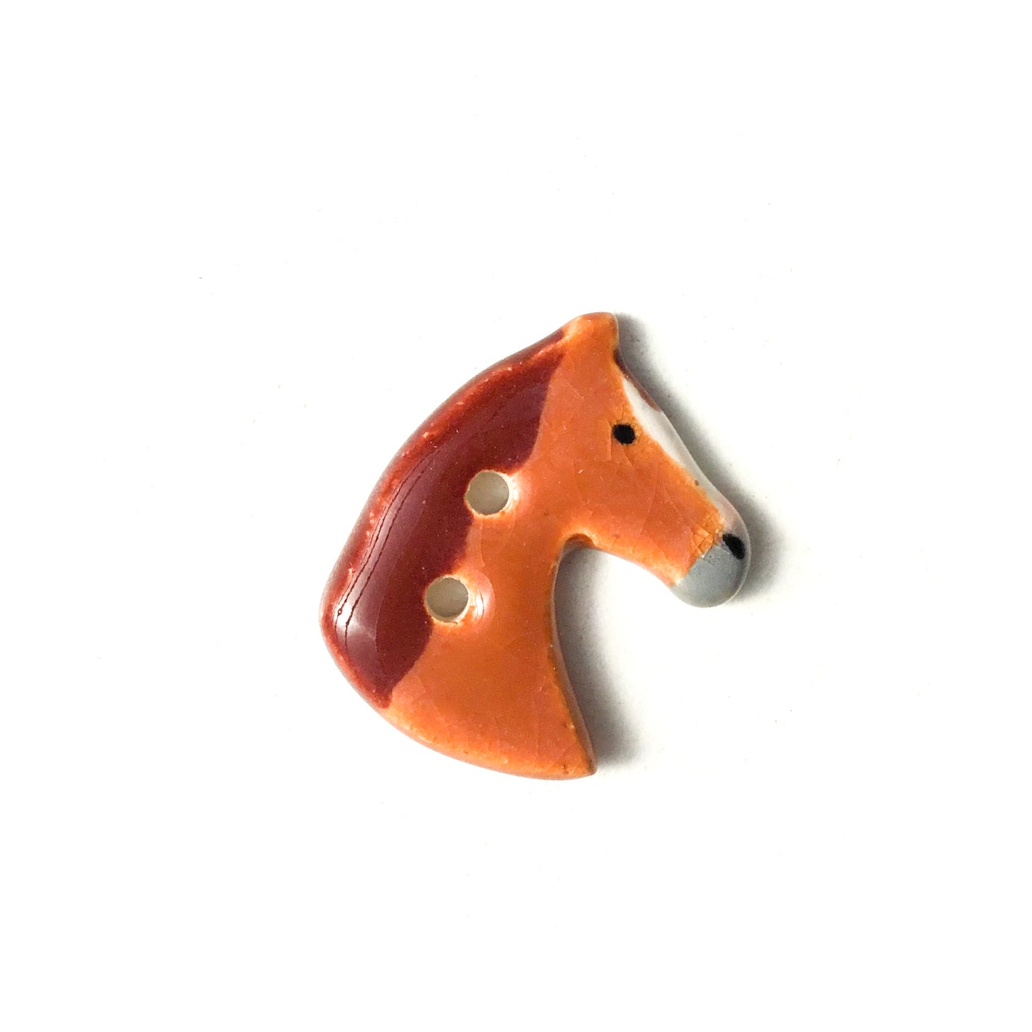 Ceramic Horse Head Buttons