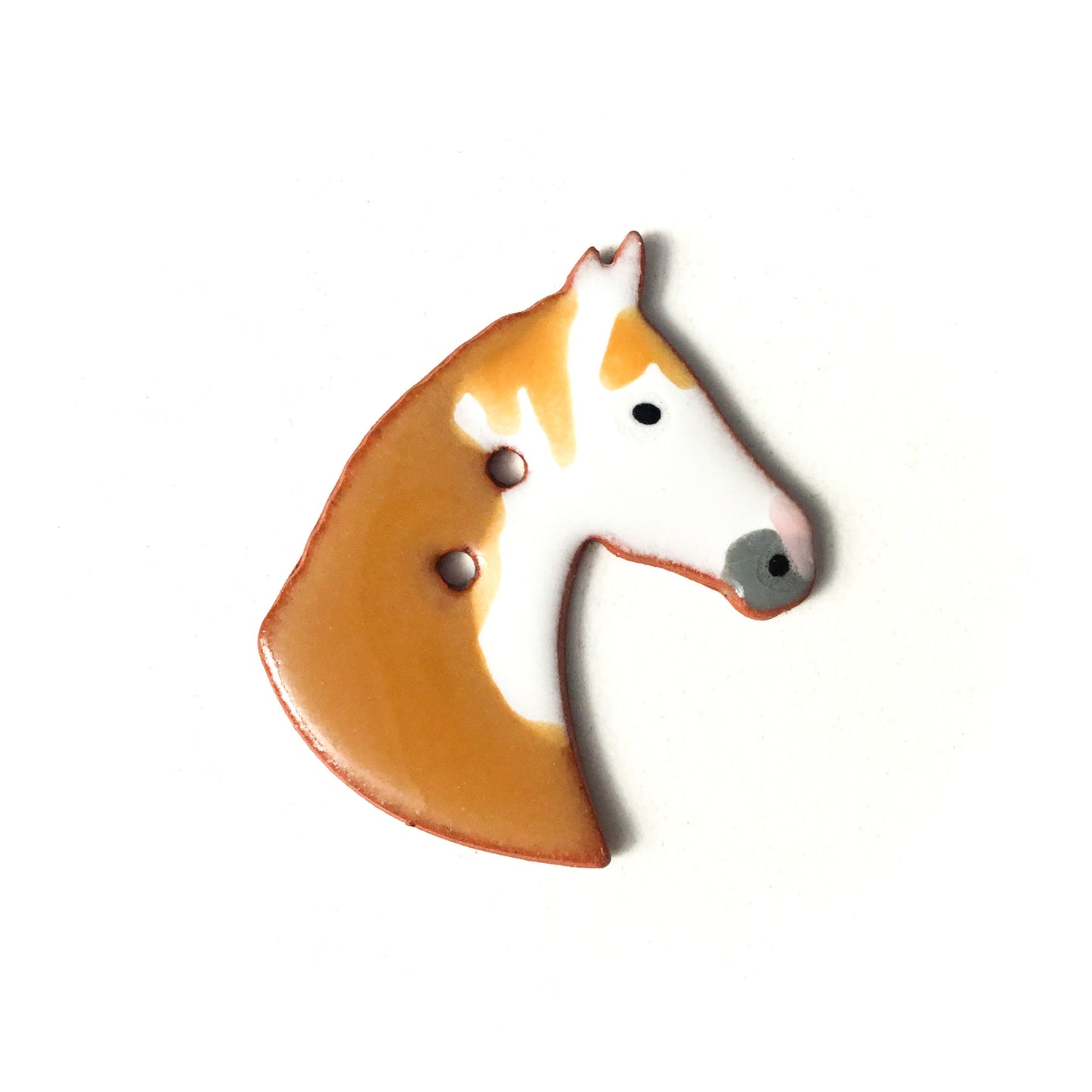 Ceramic Horse Head Buttons