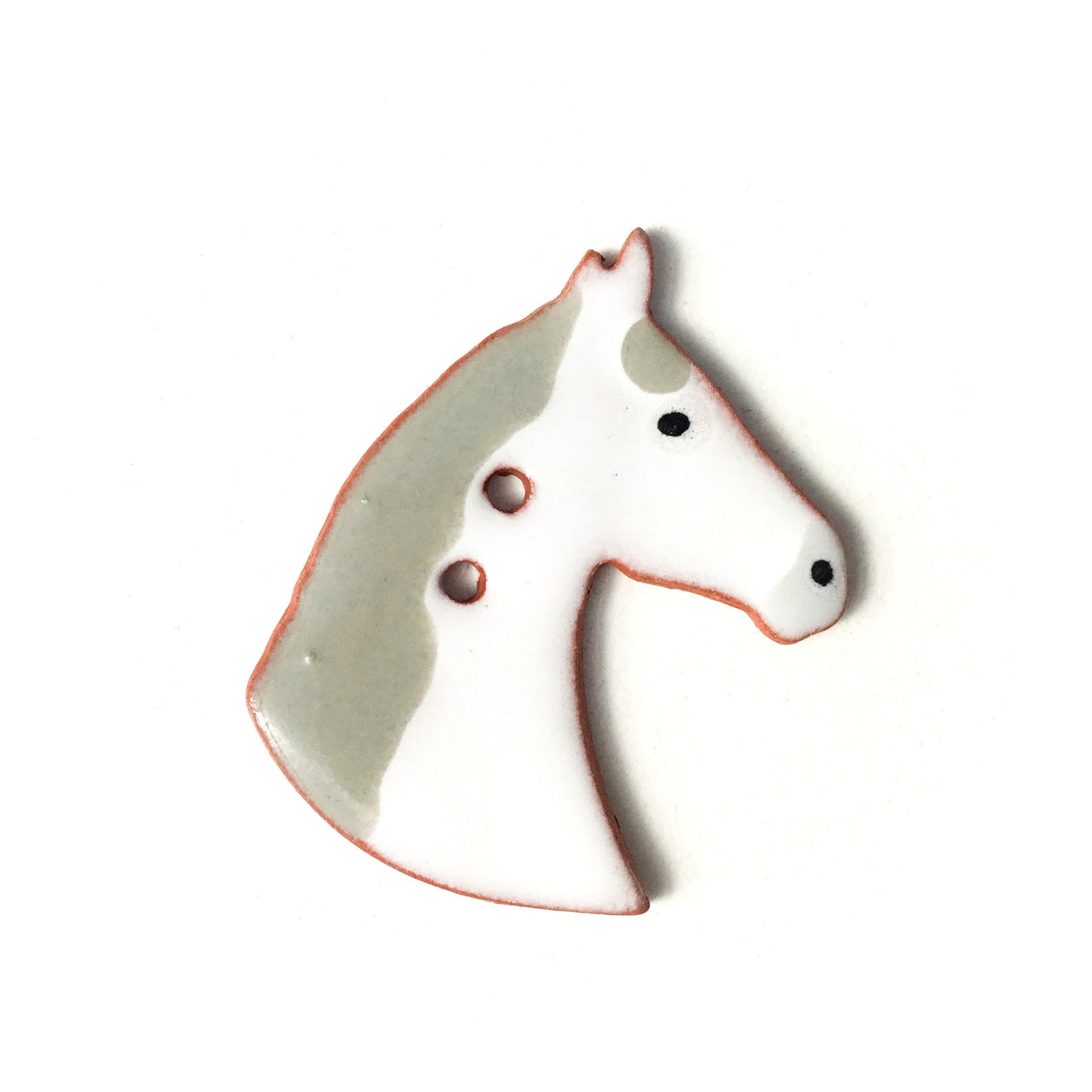 Ceramic Horse Head Buttons