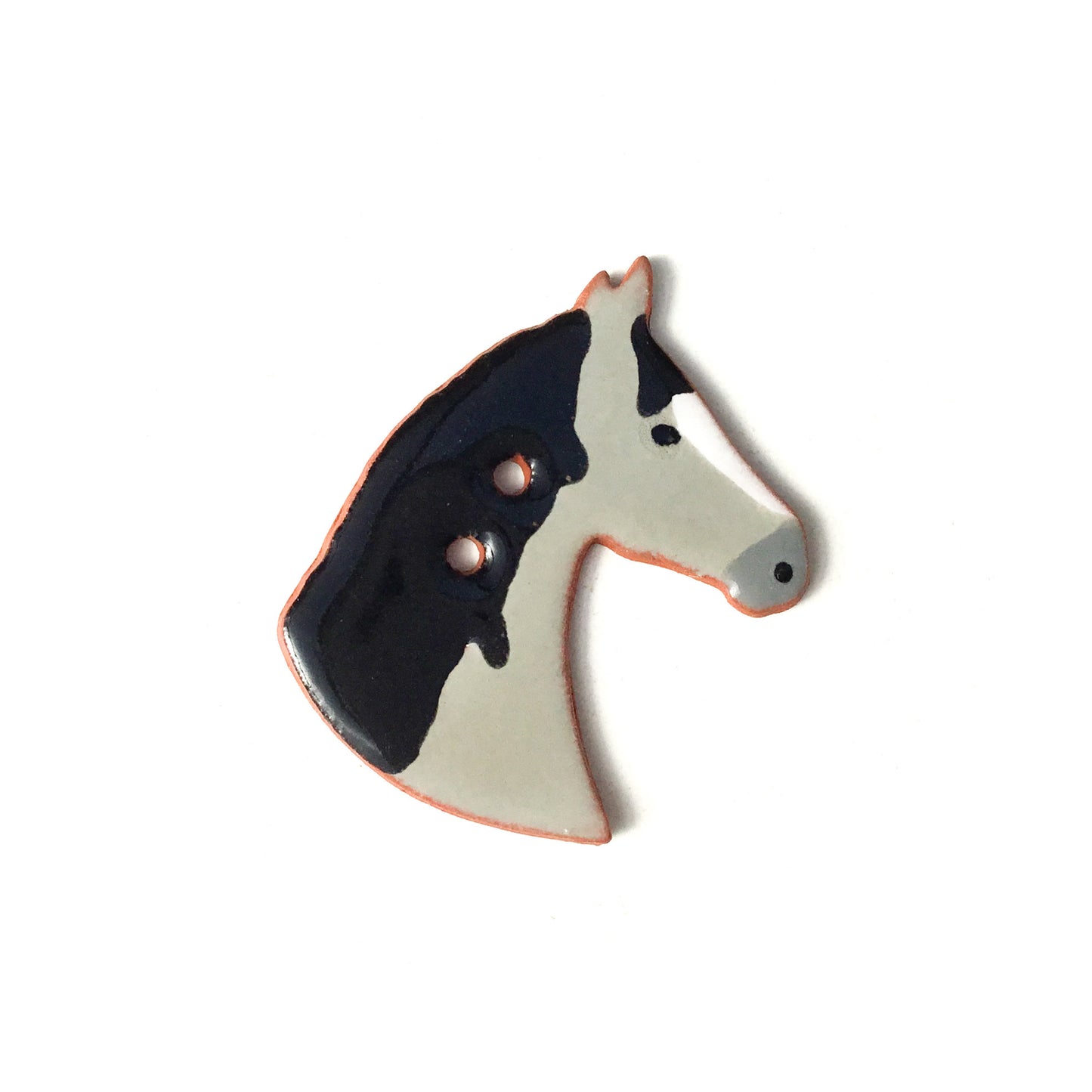 Ceramic Horse Head Buttons