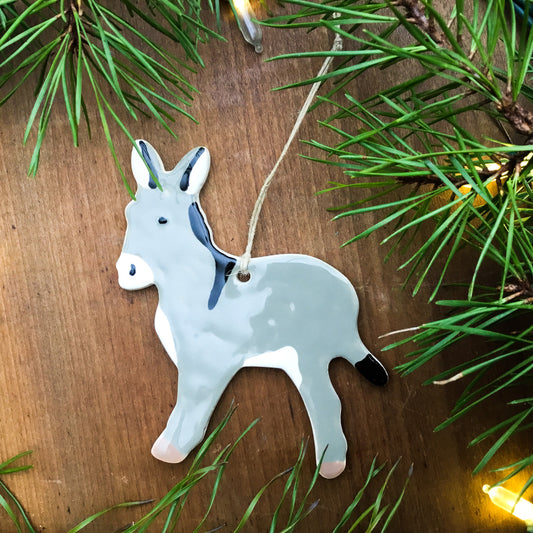 Donkey Ceramic Ornament