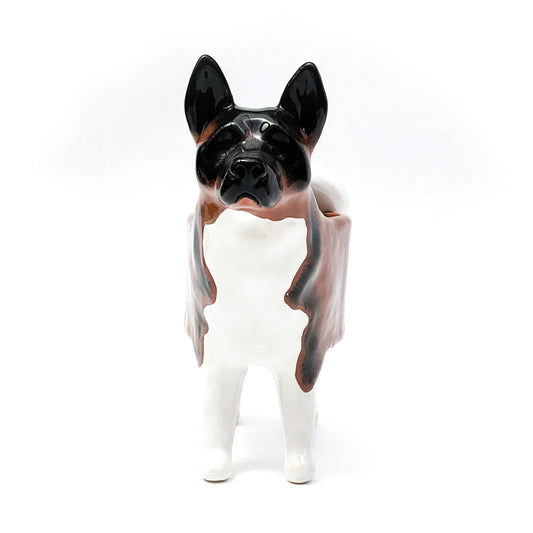 American Akita Dog Planter - Ceramic Dog Plant Pot