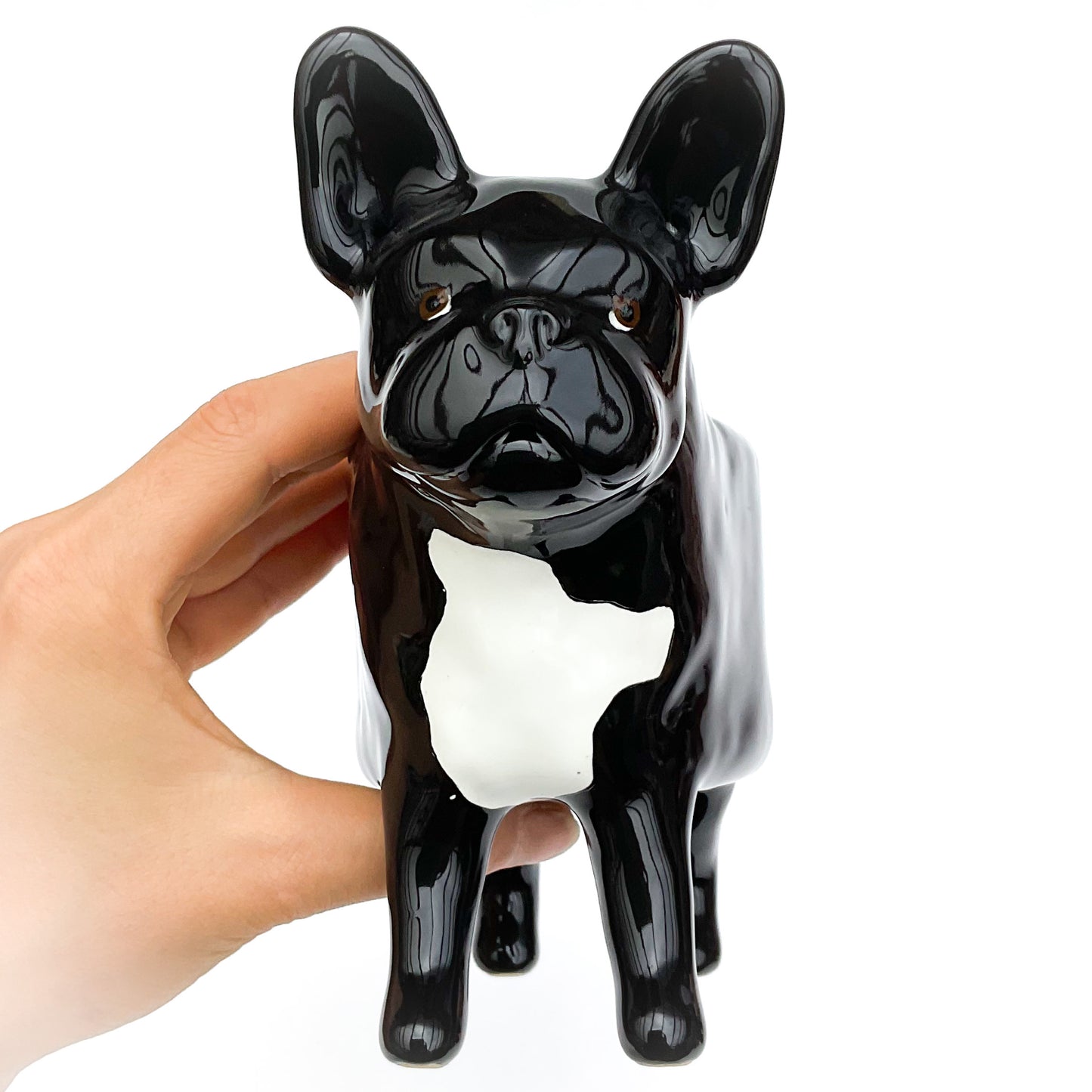 French Bulldog Dog Planter - Ceramic Dog Plant Pot