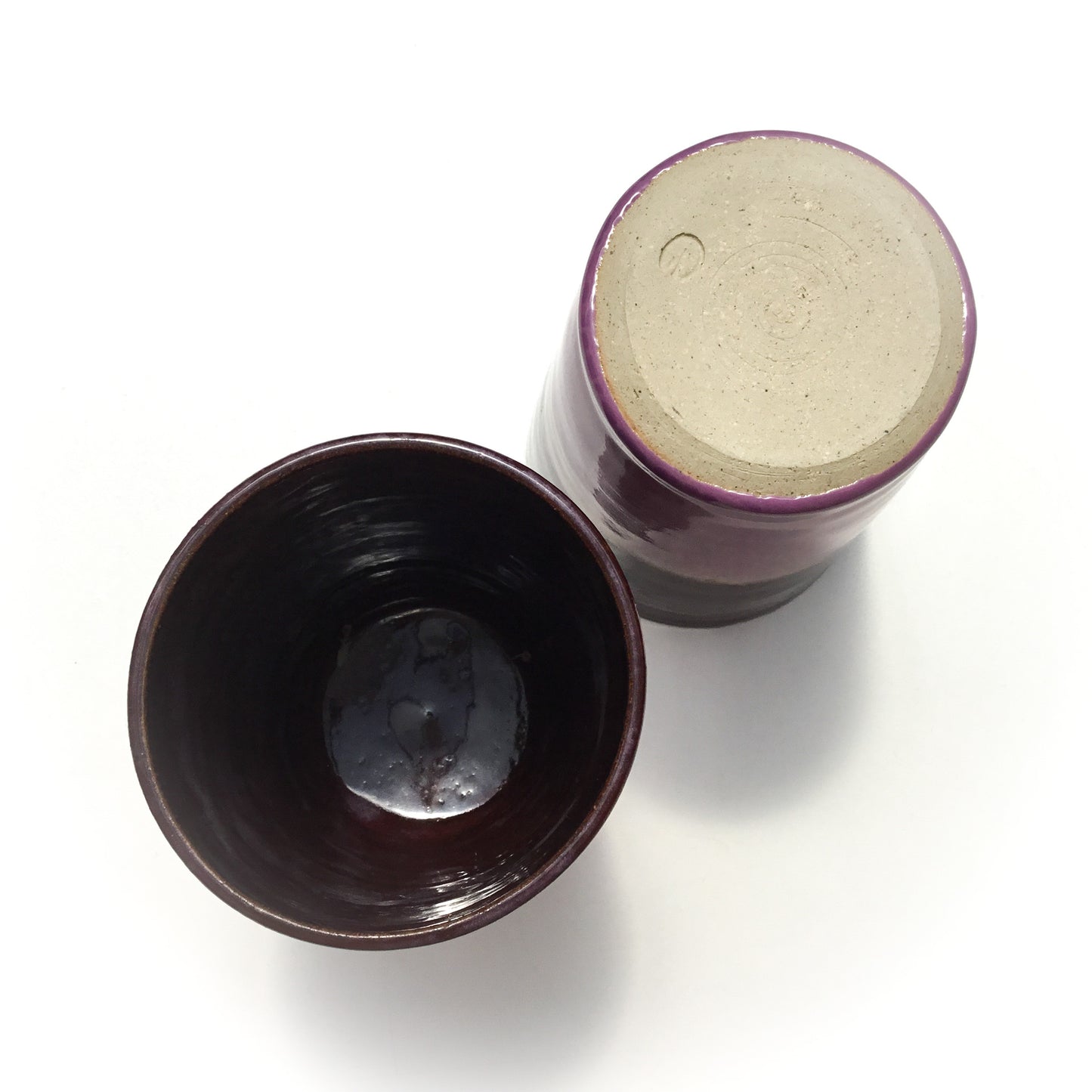 Stoneware Smoothie Cups - 12 ounce