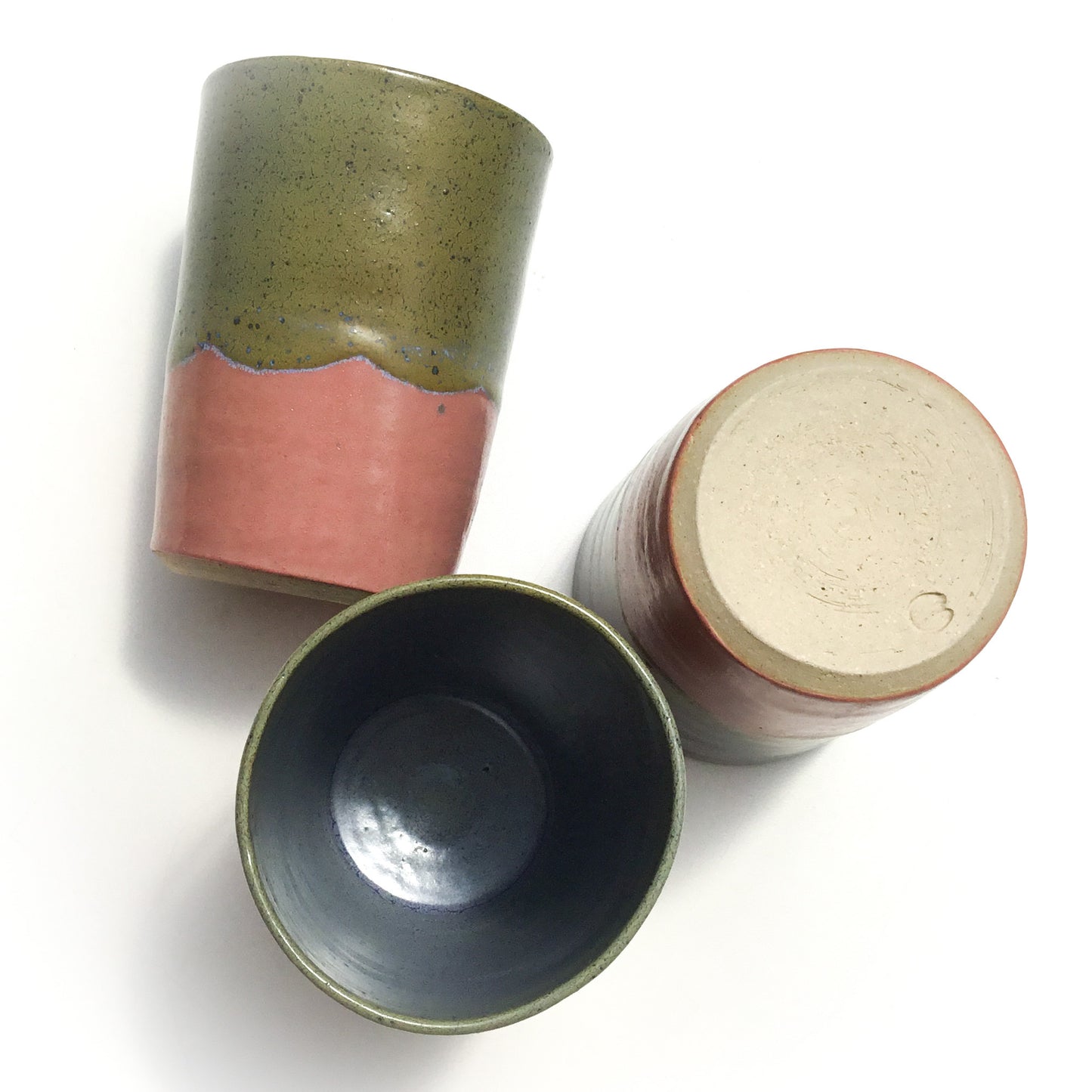 Stoneware Smoothie Cups - 12 ounce