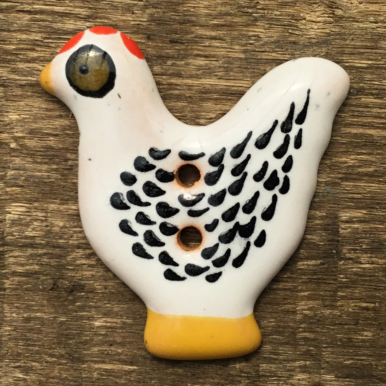 Sitting Pretty Hens Button Collection  1-1/4"