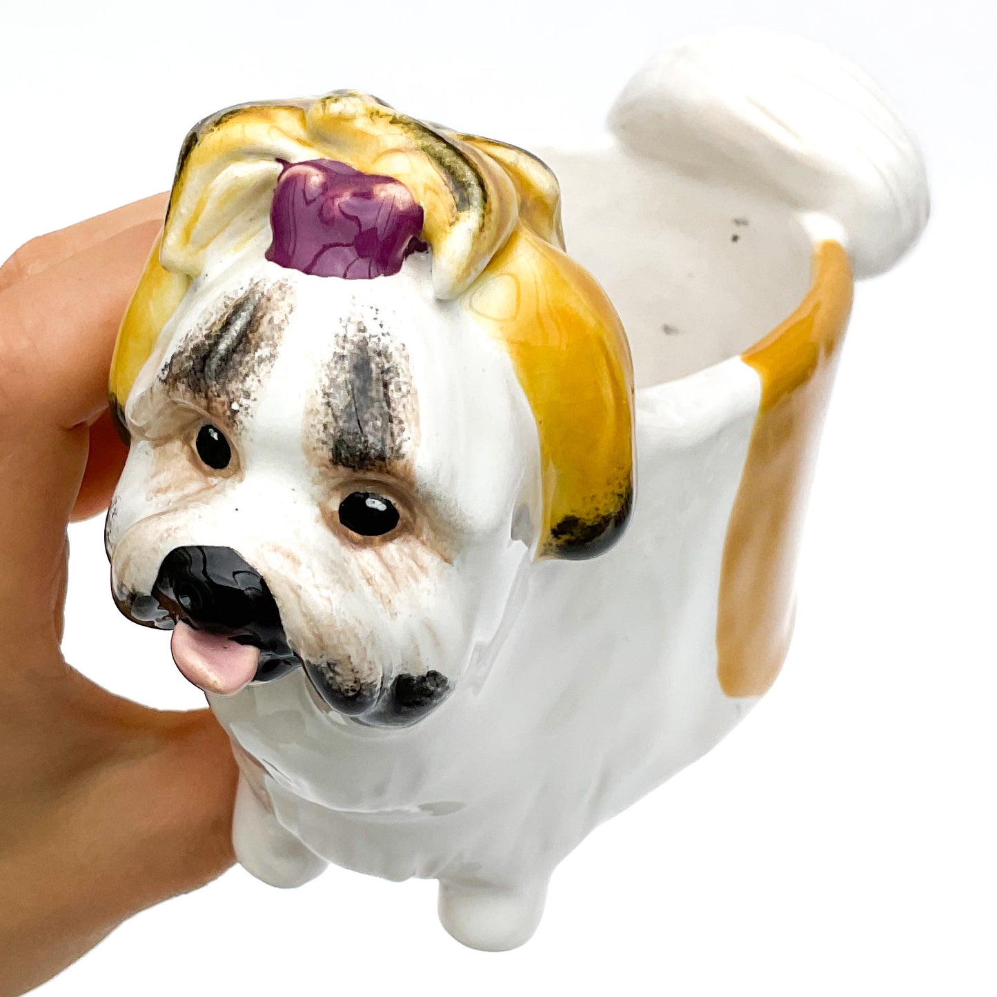 Shih Tzu Dog Planter - Ceramic Dog Plant Pot