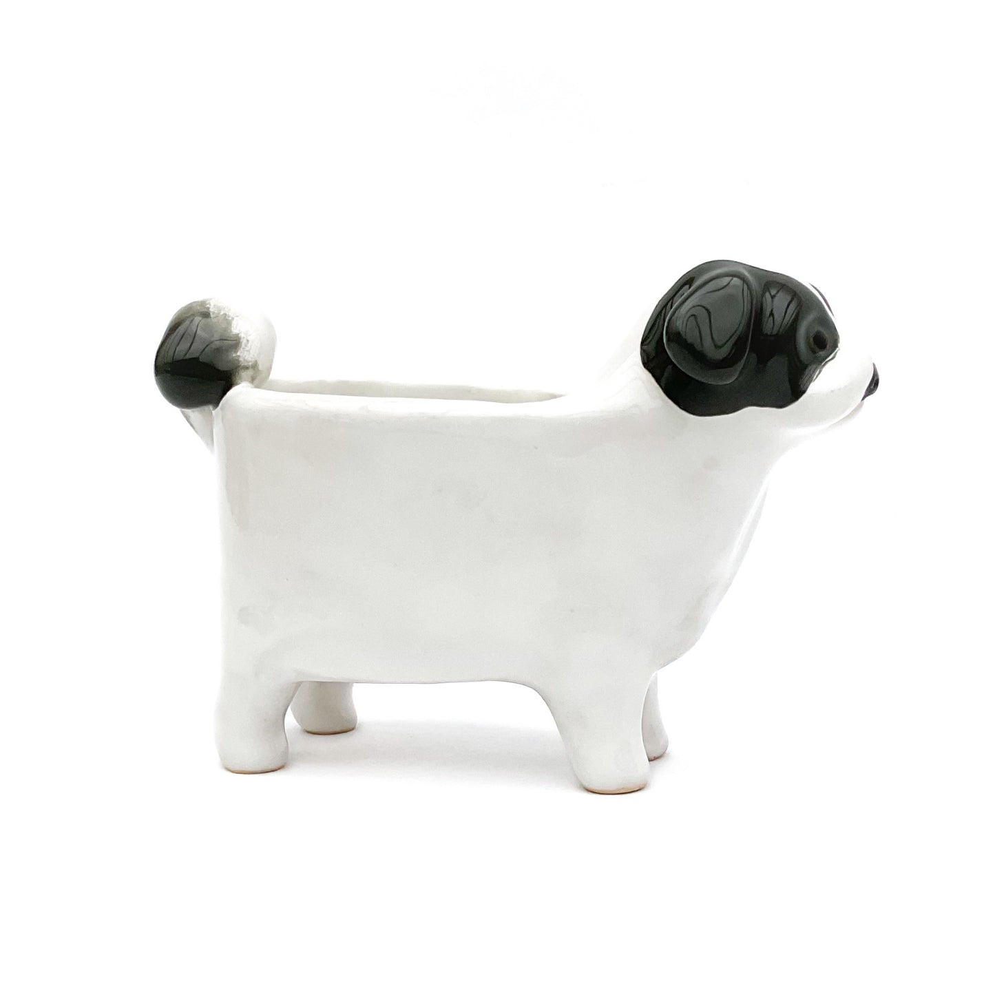 Shih Tzu Dog Planter - Ceramic Dog Plant Pot