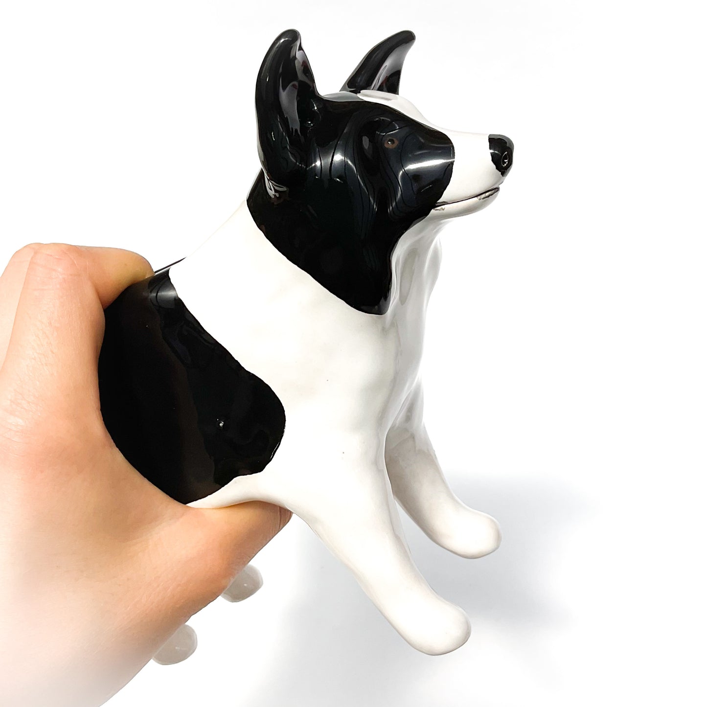 Border Collie Dog Planter - Ceramic Dog Plant Pot