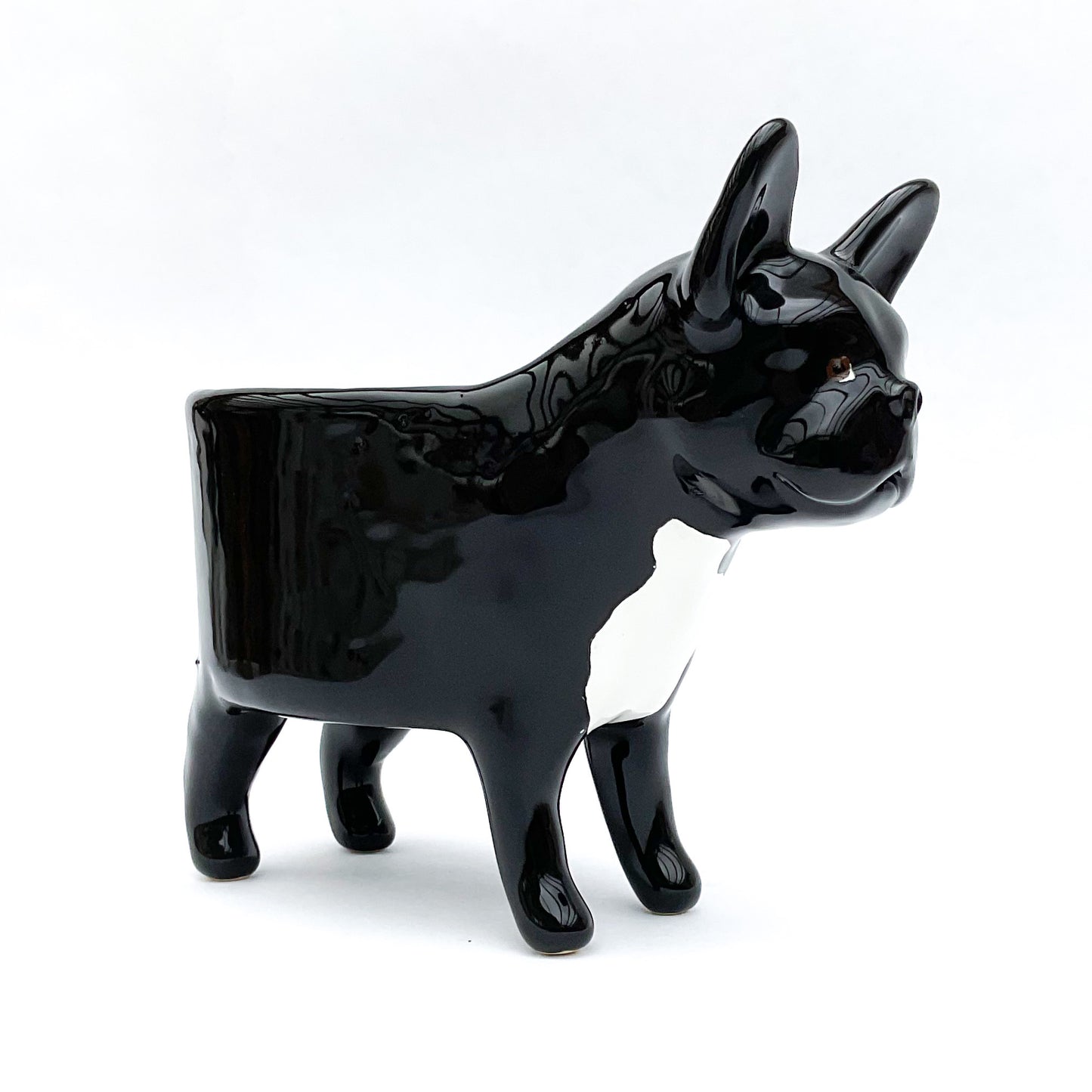 French Bulldog Dog Planter - Ceramic Dog Plant Pot