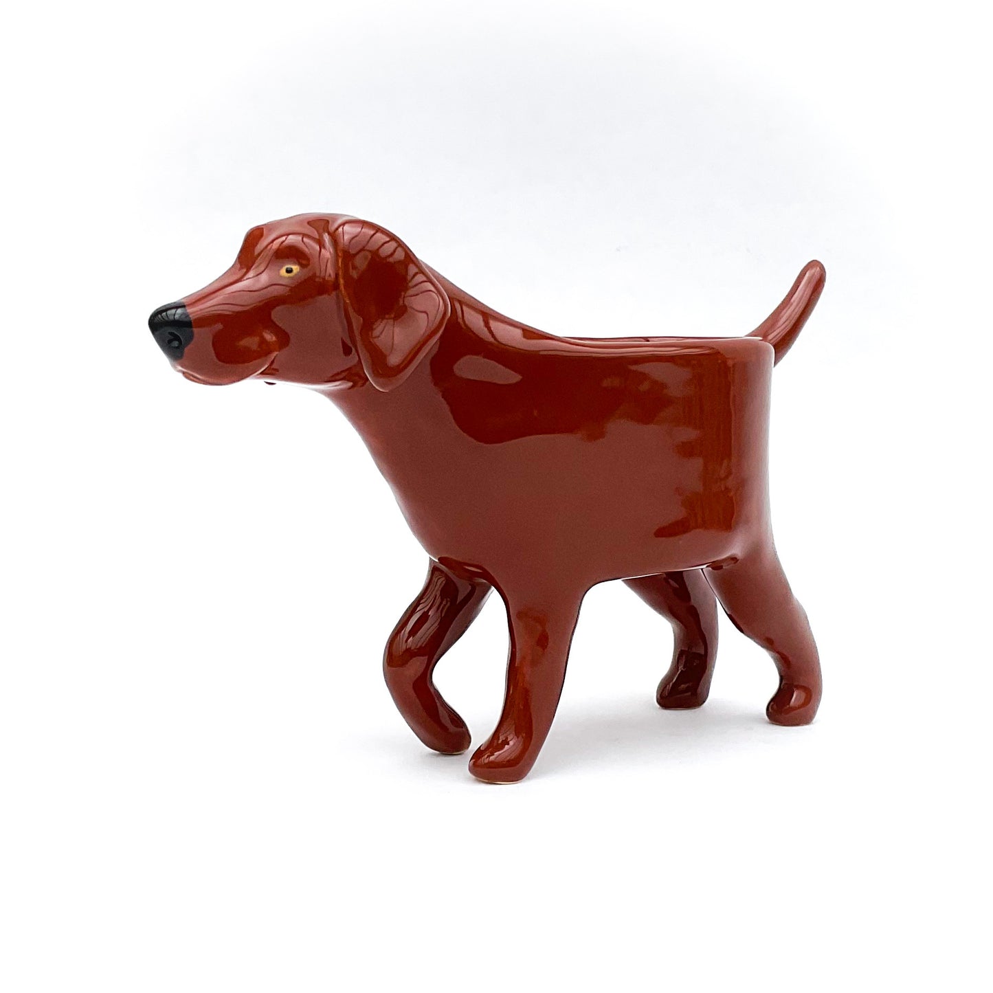 German Shorthair Pointer Dog Planter - Ceramic Dog Plant Pot