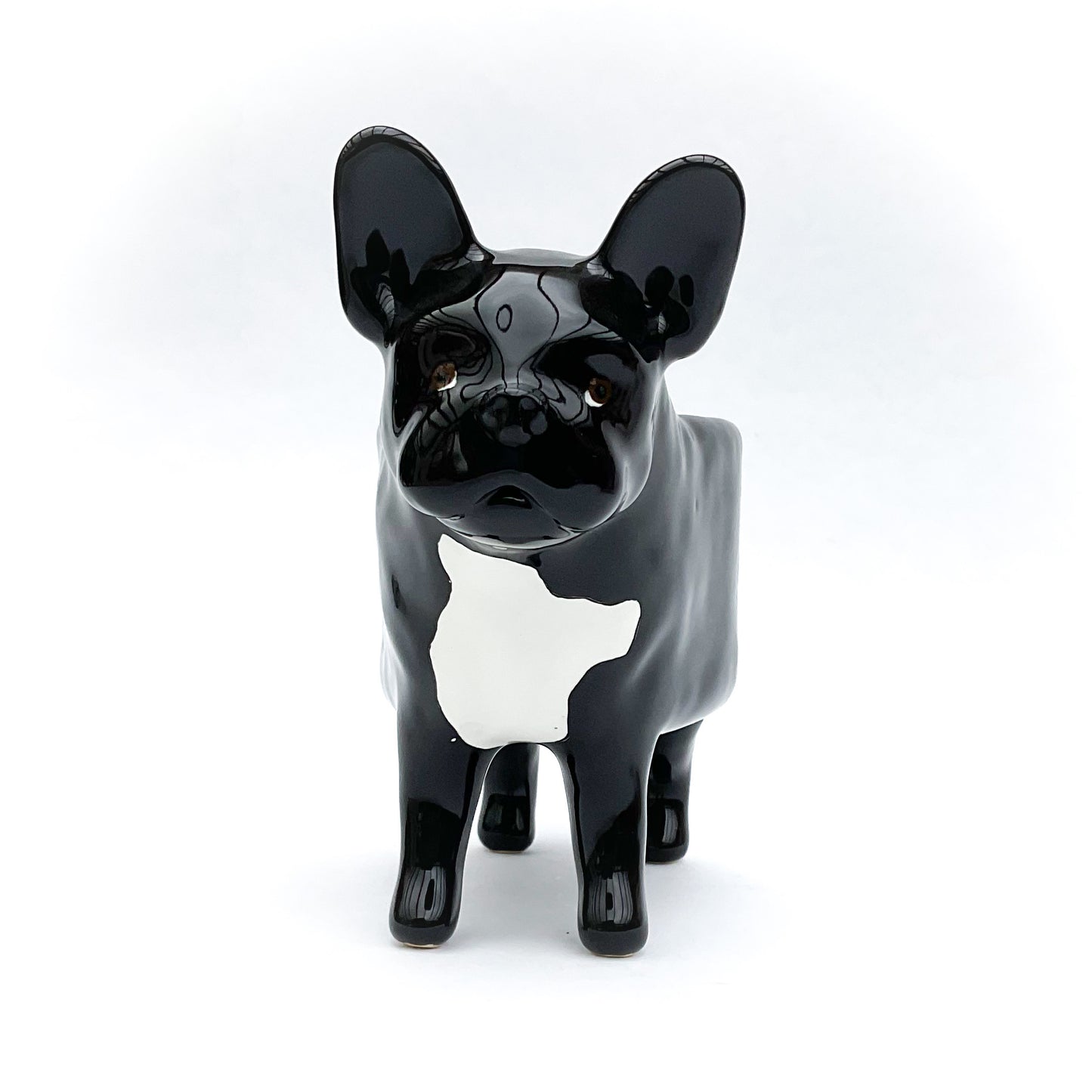 French Bulldog Dog Planter - Ceramic Dog Plant Pot