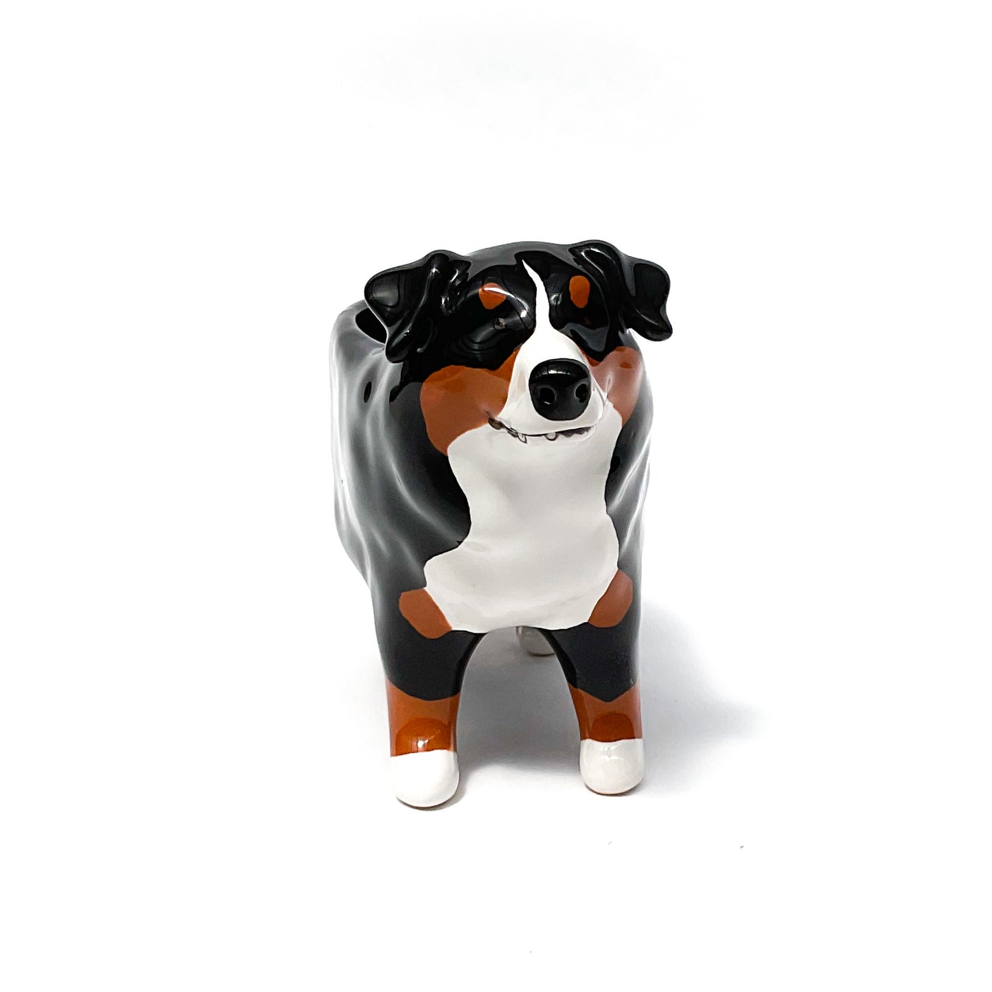 Bernese Mountain Dog Planter - Ceramic Dog Plant Pot