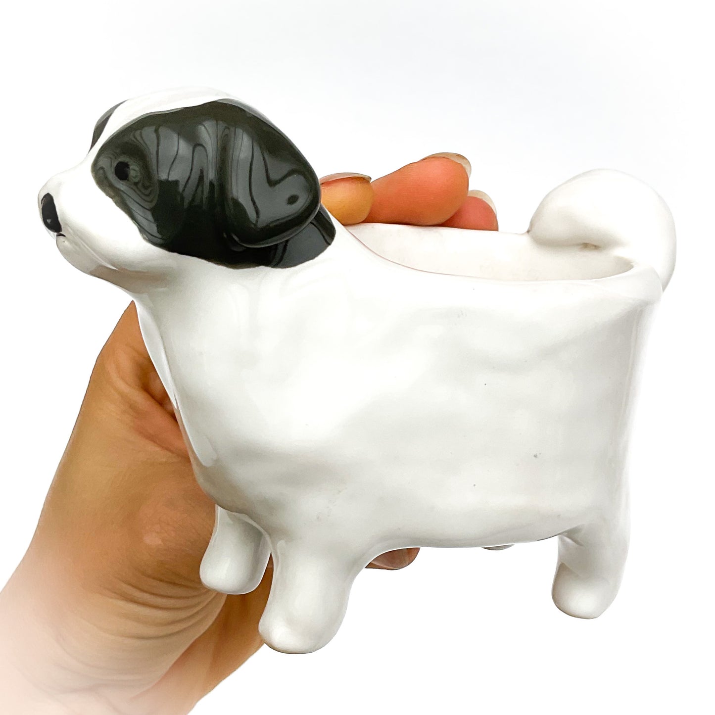 Shih Tzu Dog Planter - Ceramic Dog Plant Pot