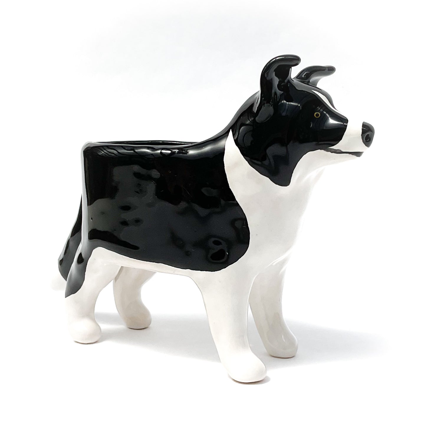 Border Collie Dog Planter - Ceramic Dog Plant Pot