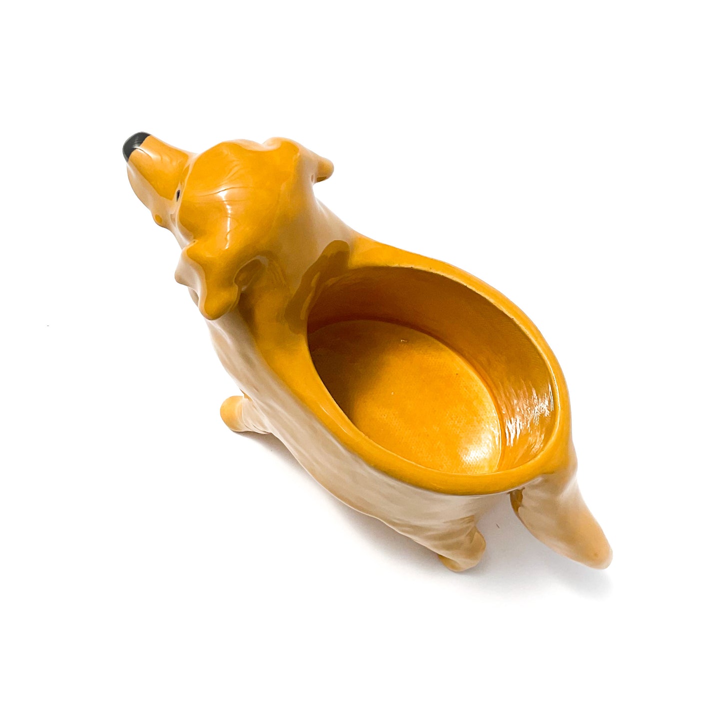 Golden Retriever Dog Planter - Ceramic Dog Plant Pot