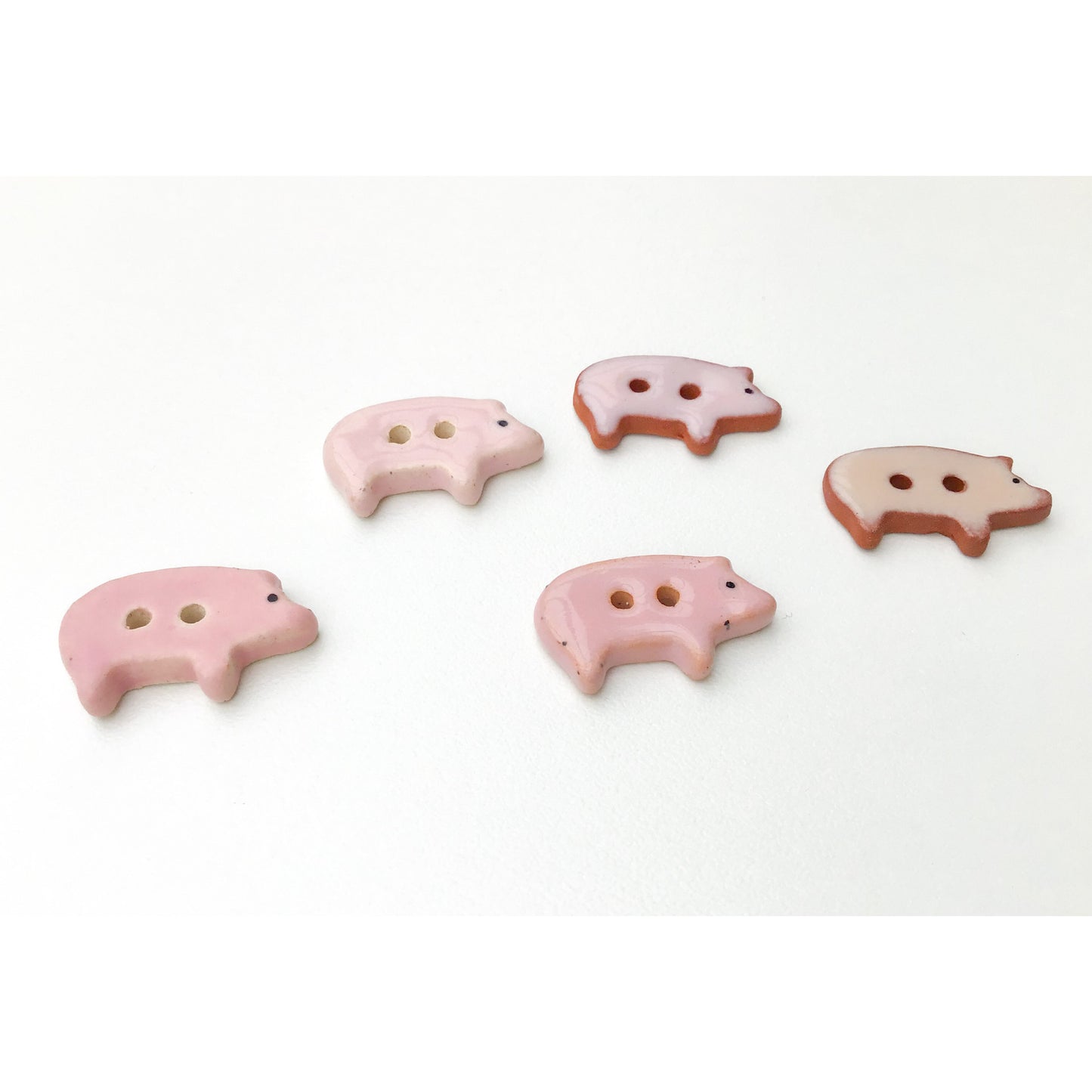 Pig Buttons- Farm Buttons