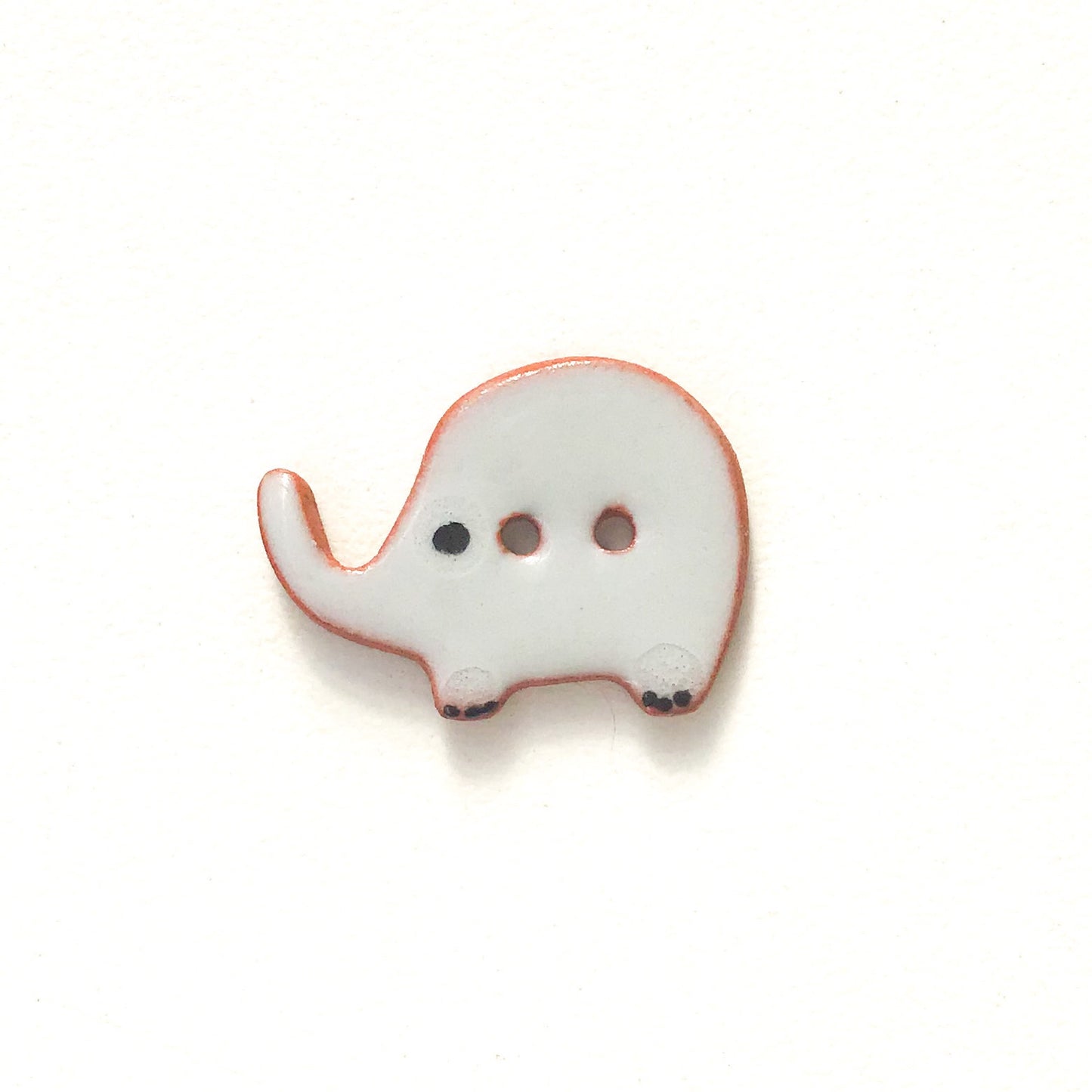 Elephant Buttons - Ceramic Elephant Buttons -Children's Animal Buttons