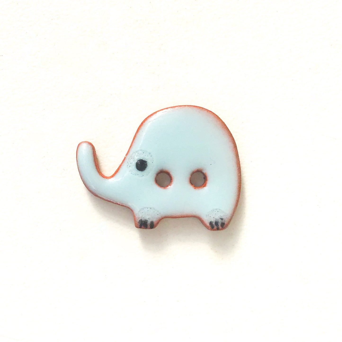 Elephant Buttons - Ceramic Elephant Buttons -Children's Animal Buttons