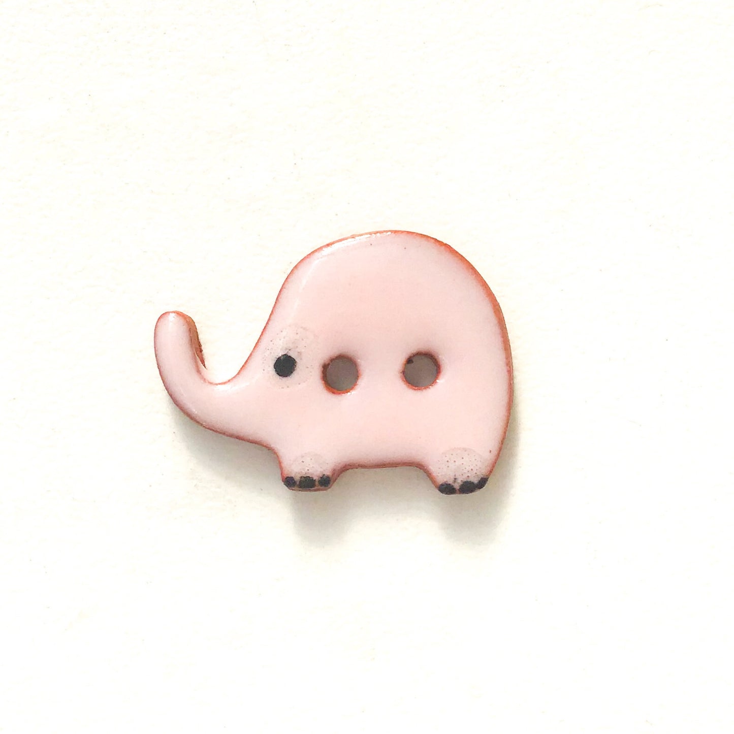 Elephant Buttons - Ceramic Elephant Buttons -Children's Animal Buttons