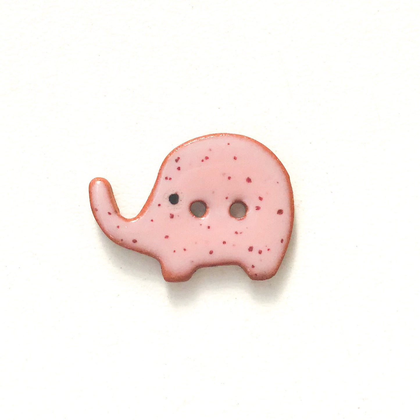 Elephant Buttons - Ceramic Elephant Buttons -Children's Animal Buttons