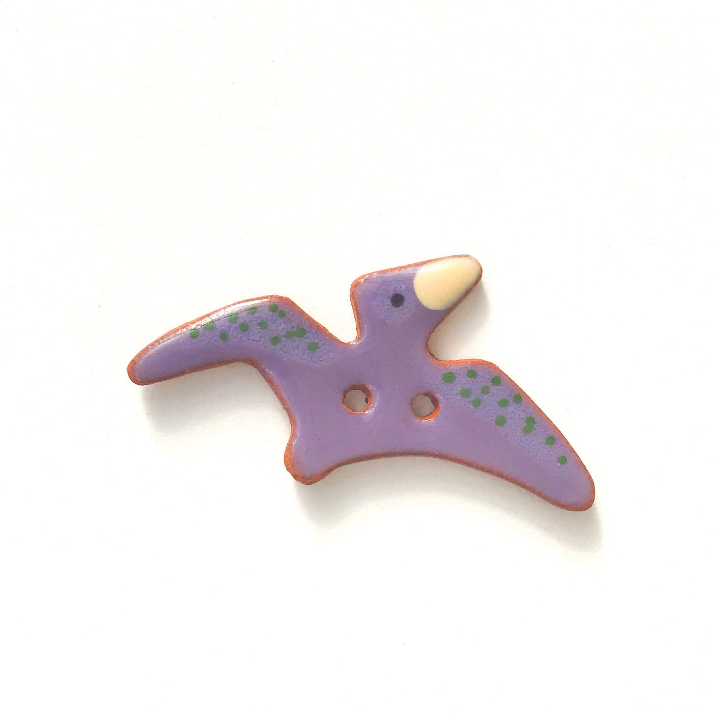 Pterodactyl Buttons - Ceramic Dinosaur Buttons - Children's Animal Buttons