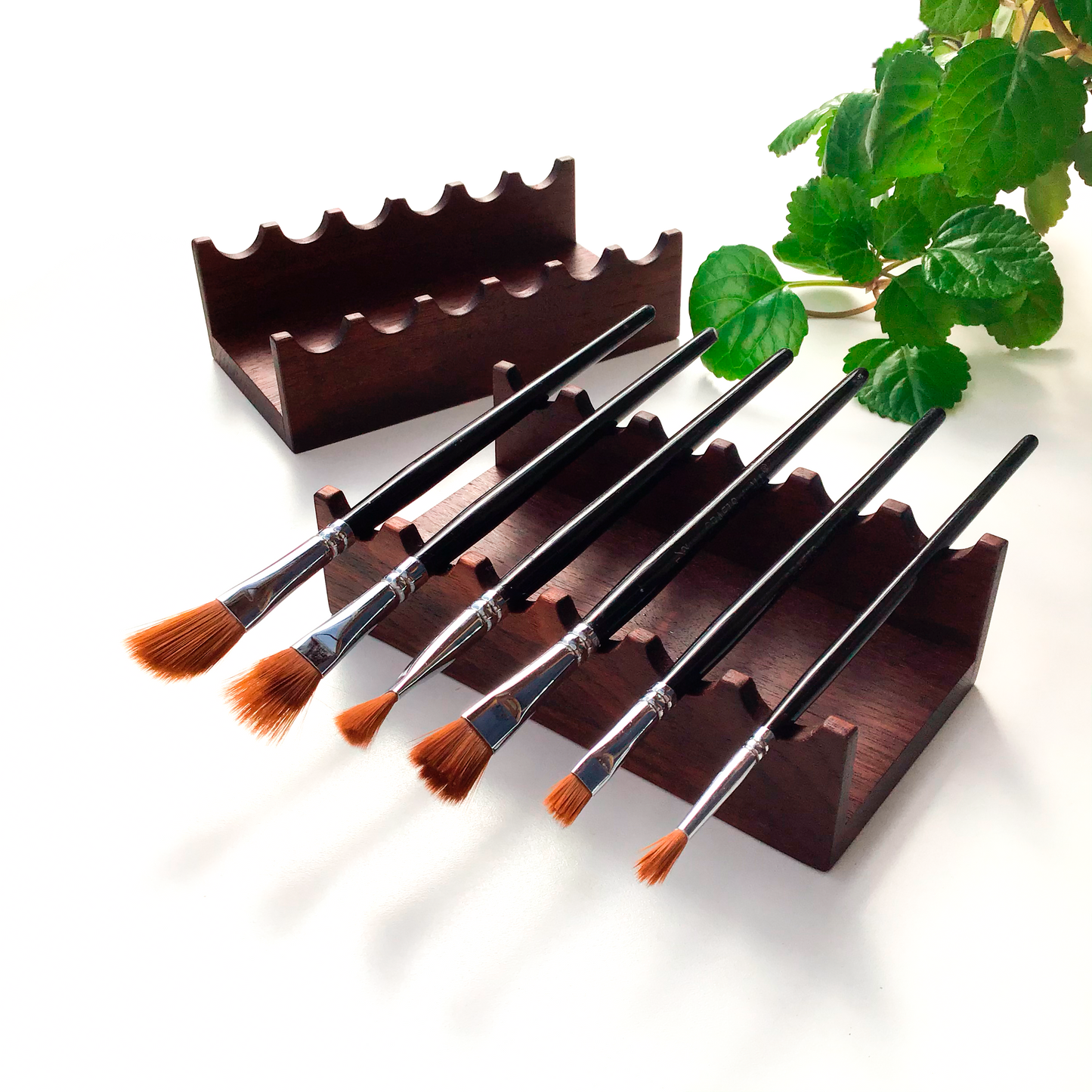 Wooden Paintbrush Holder - Made from Appalachian Hardwoods