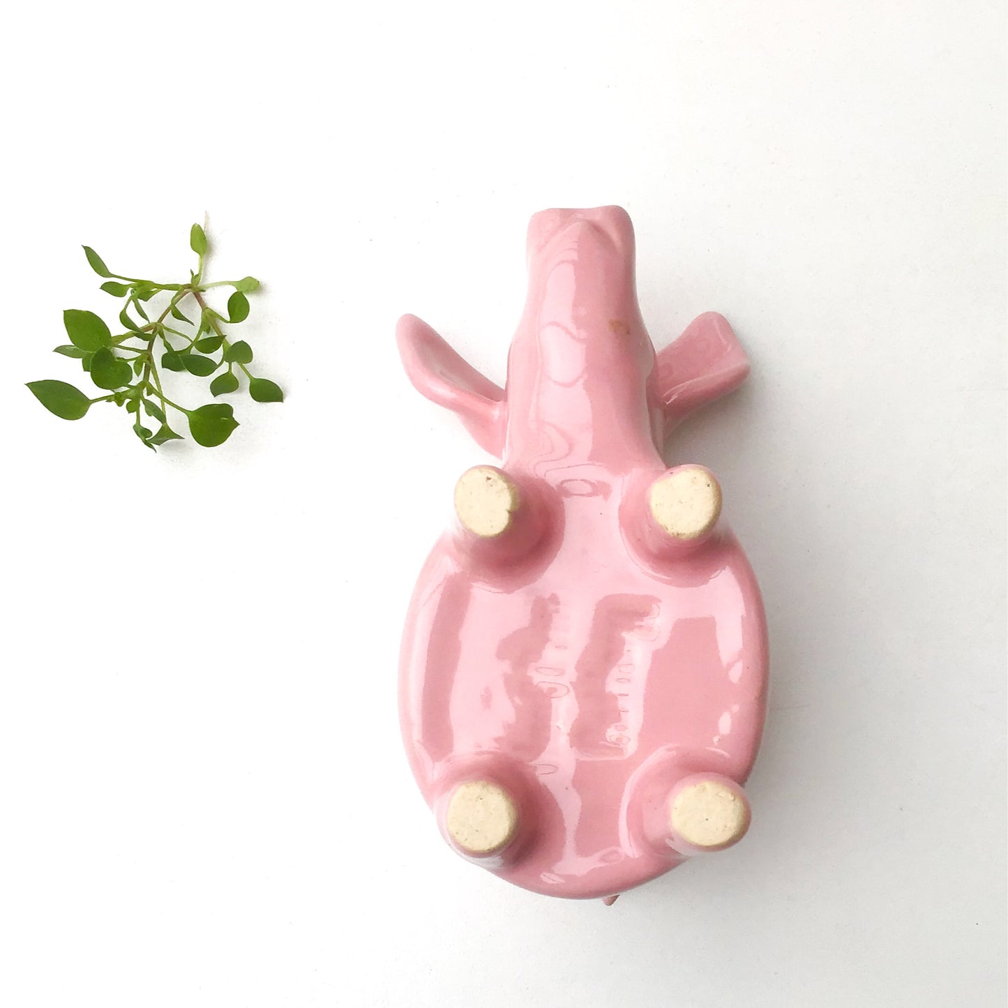 Little Pink Pig Pot - Ceramic Pig Planter