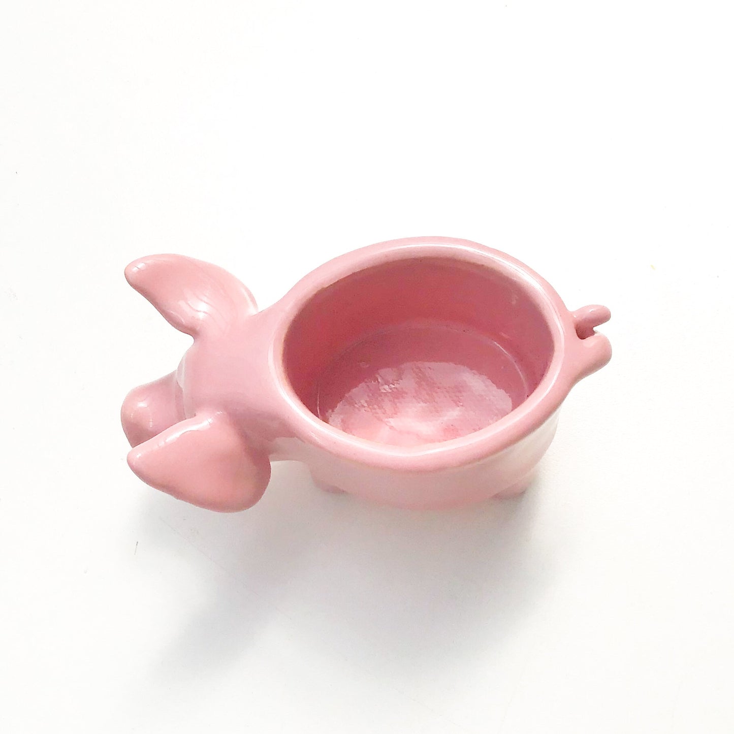 Little Pink Pig Pot - Ceramic Pig Planter