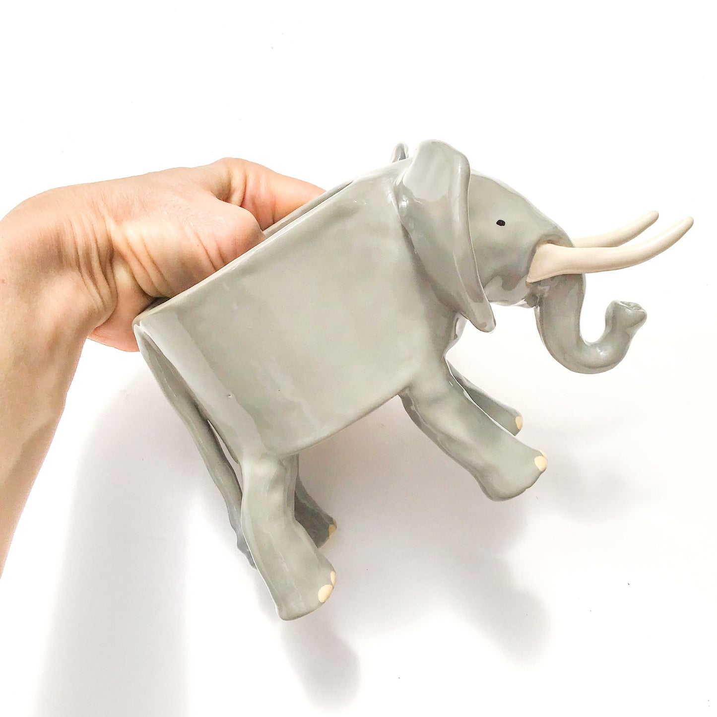 African Elephant Planter - Elephant Succulent Pot