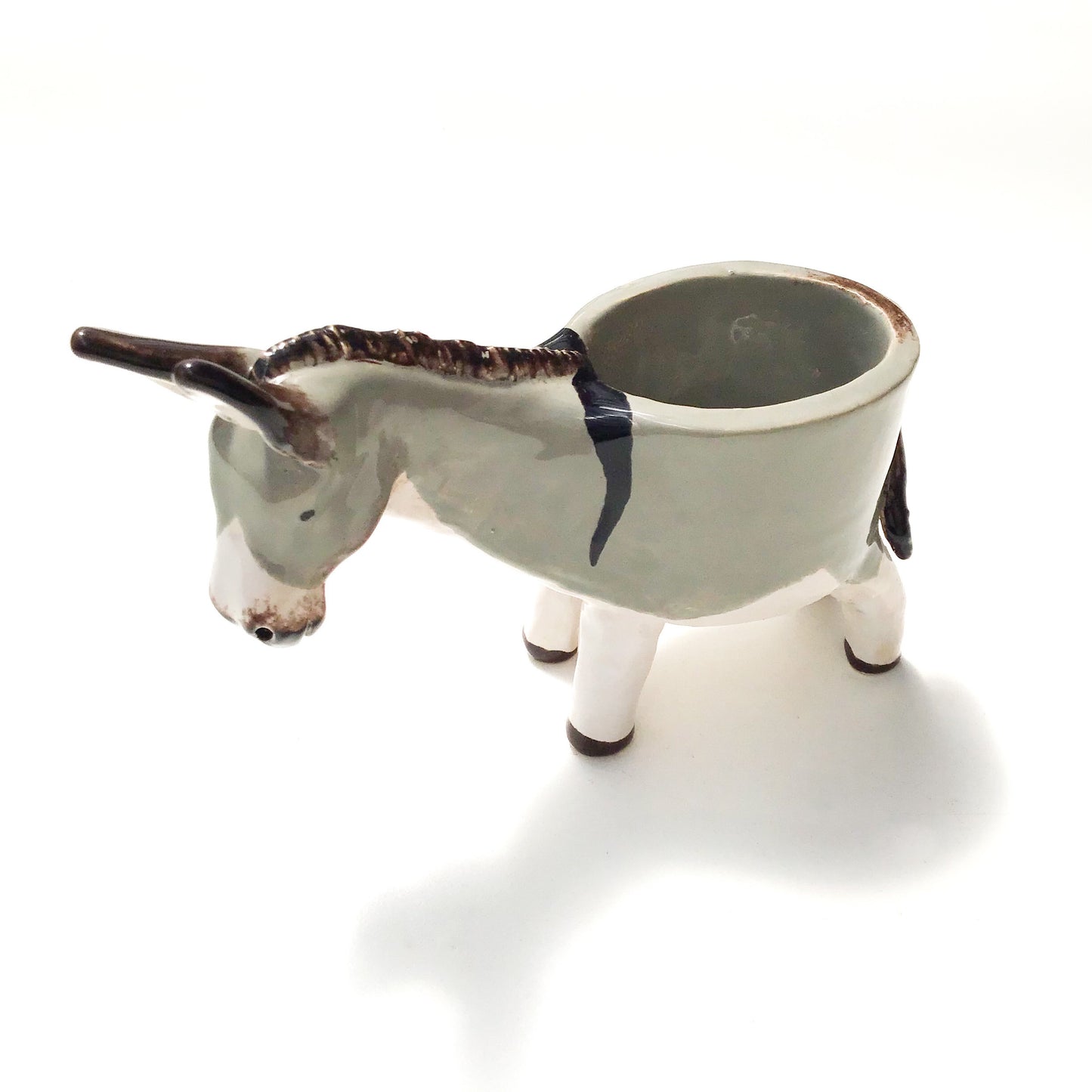 Donkey Planter - Ceramic Donkey Plant Pot