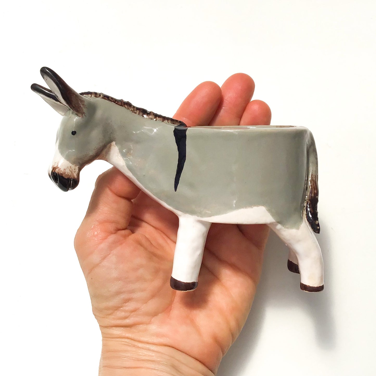 Donkey Planter - Ceramic Donkey Plant Pot