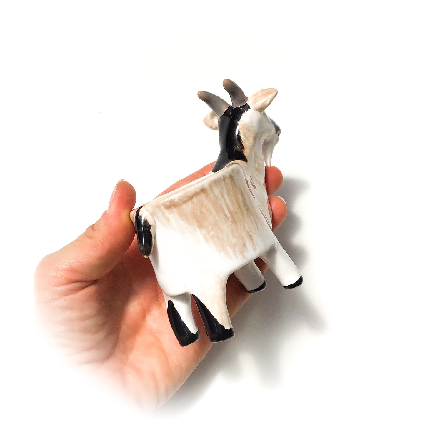 Pygmy Goat Pot - Ceramic Pygmy Goat Planter