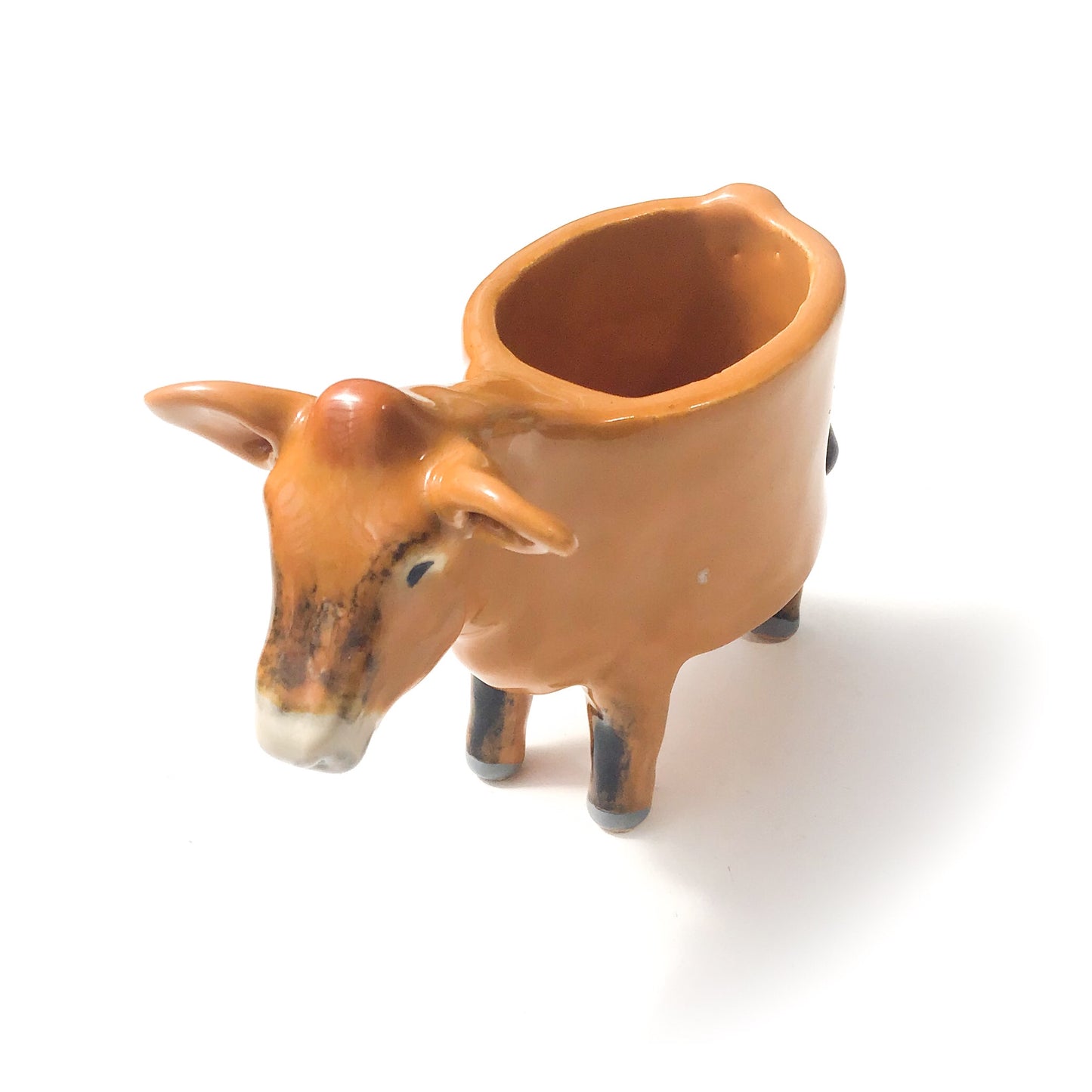 Jersey Cow Pot - Ceramic Dairy Cow Planter