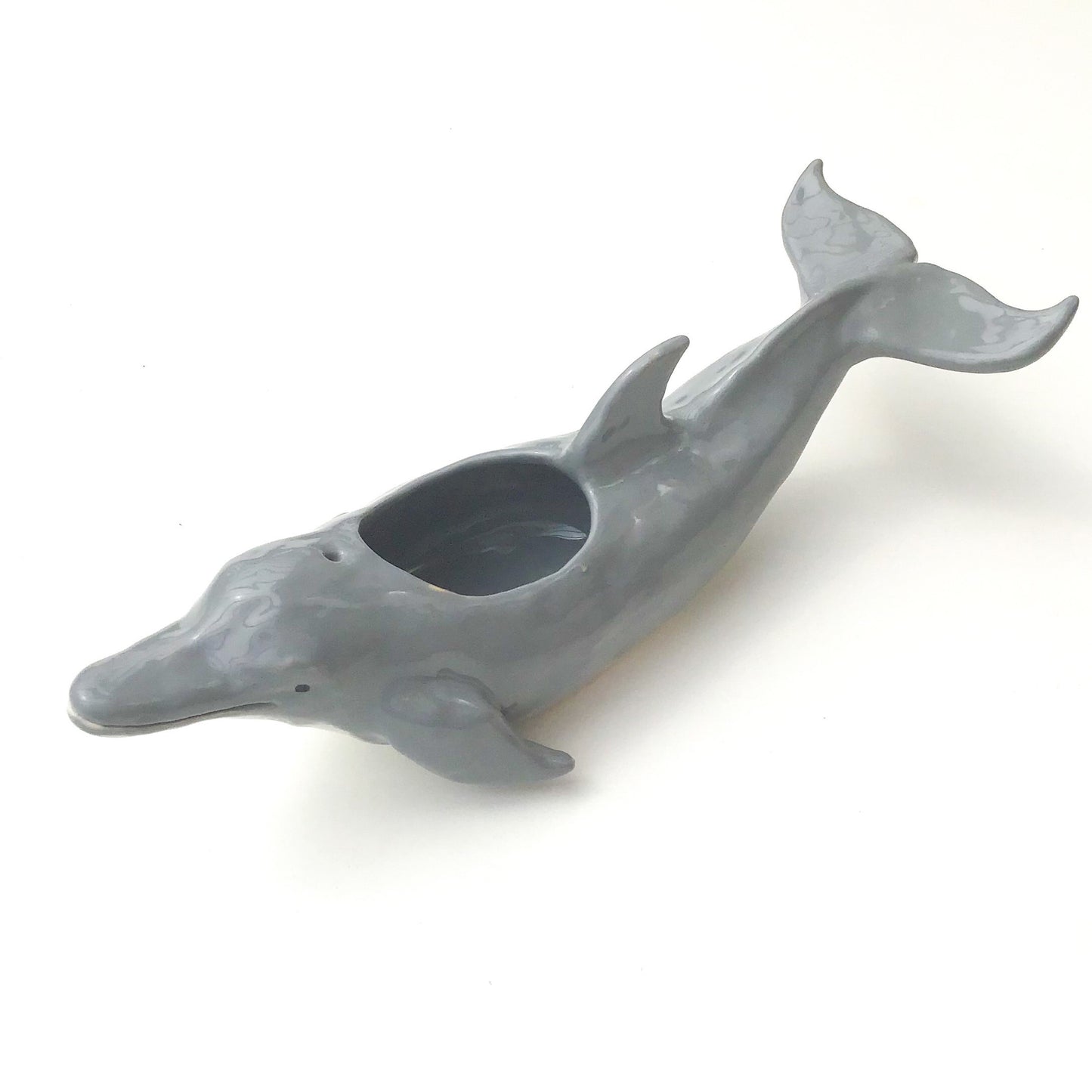 Bottlenose Dolphin Pot - Ceramic Dolphin Planter