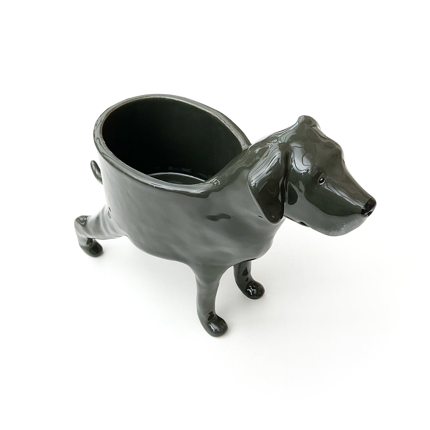 Great Dane Dog Planter - Ceramic Dog Plant Pot