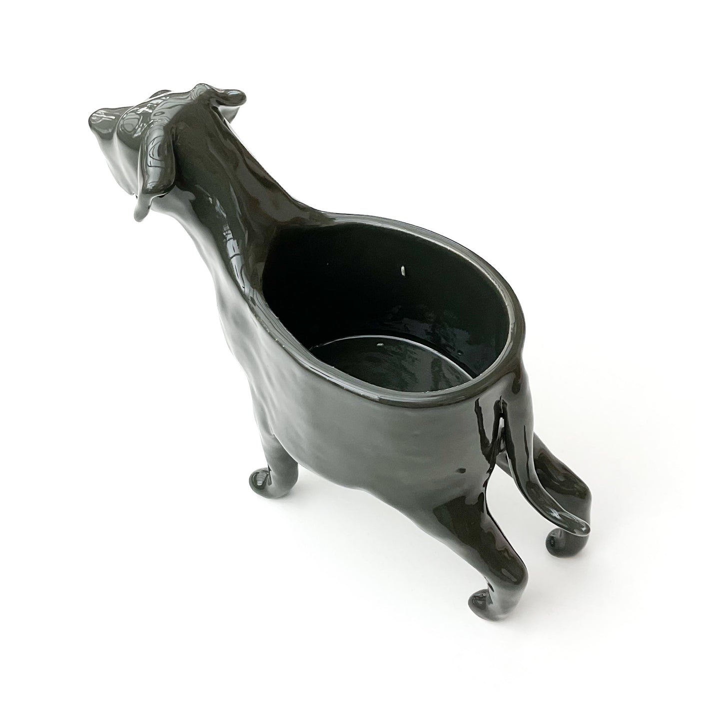 Great Dane Dog Planter - Ceramic Dog Plant Pot