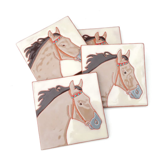 Mustang Horse Coaster / Horse Trivet