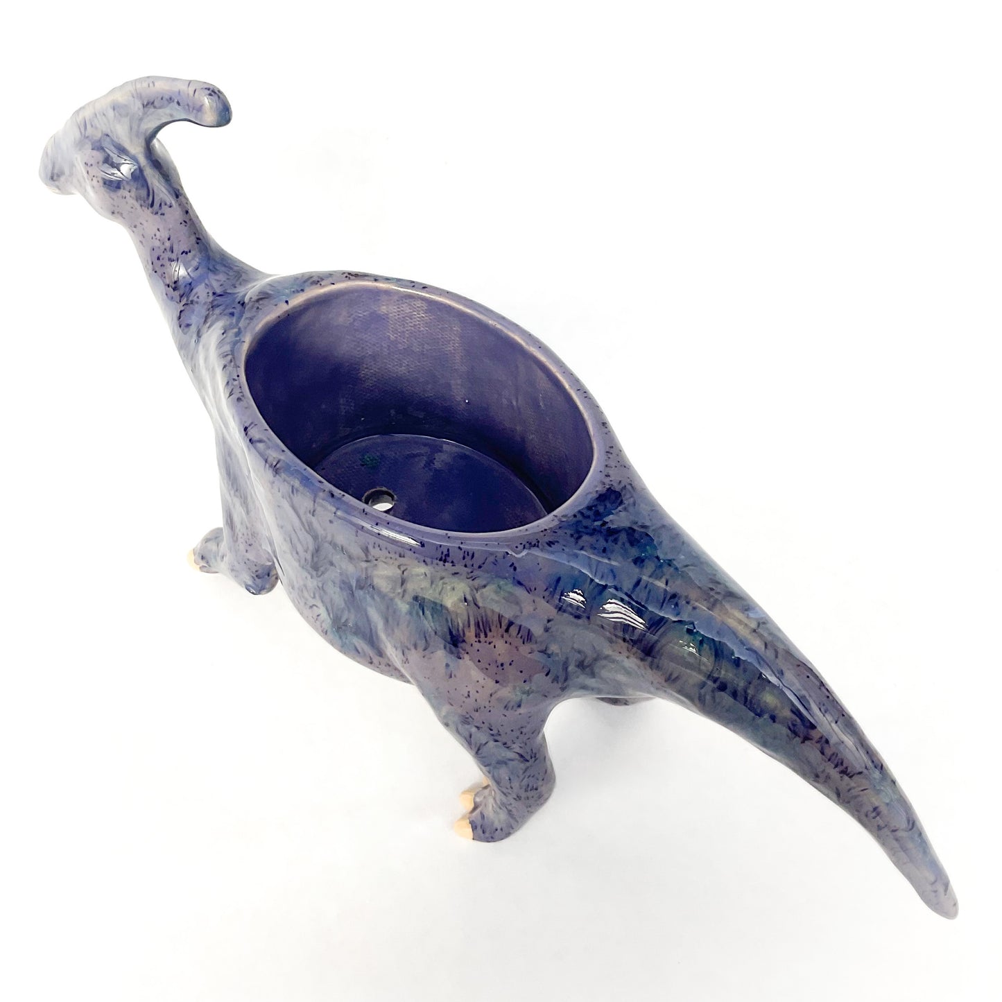 Parasaurolophus Dinosaur Planter - Dinosaur Succulent Planter
